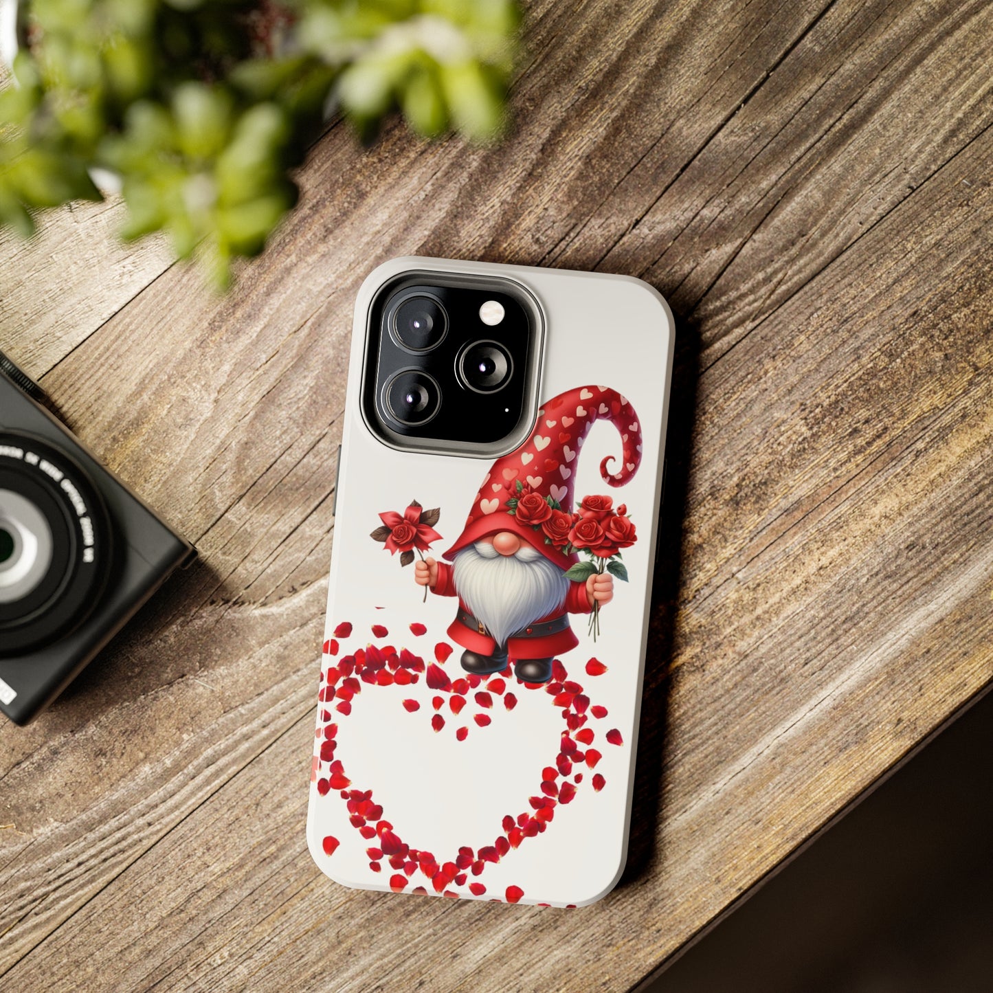 Gnome love/ Tough iPhone Case/ Valentines Day