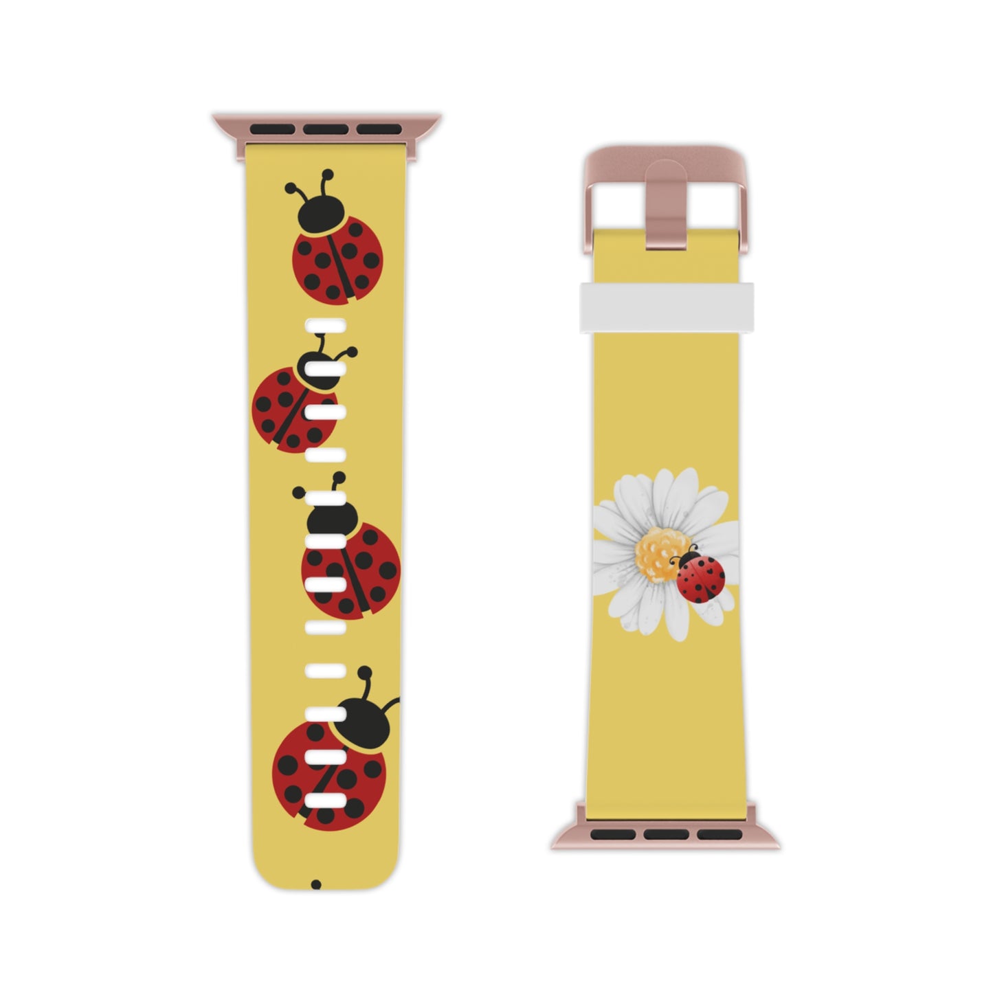 Ms. Lady Bug Watch Band for Apple Watch Series 1-9, SE and Ultra, 38-40mm/ 42-44mm