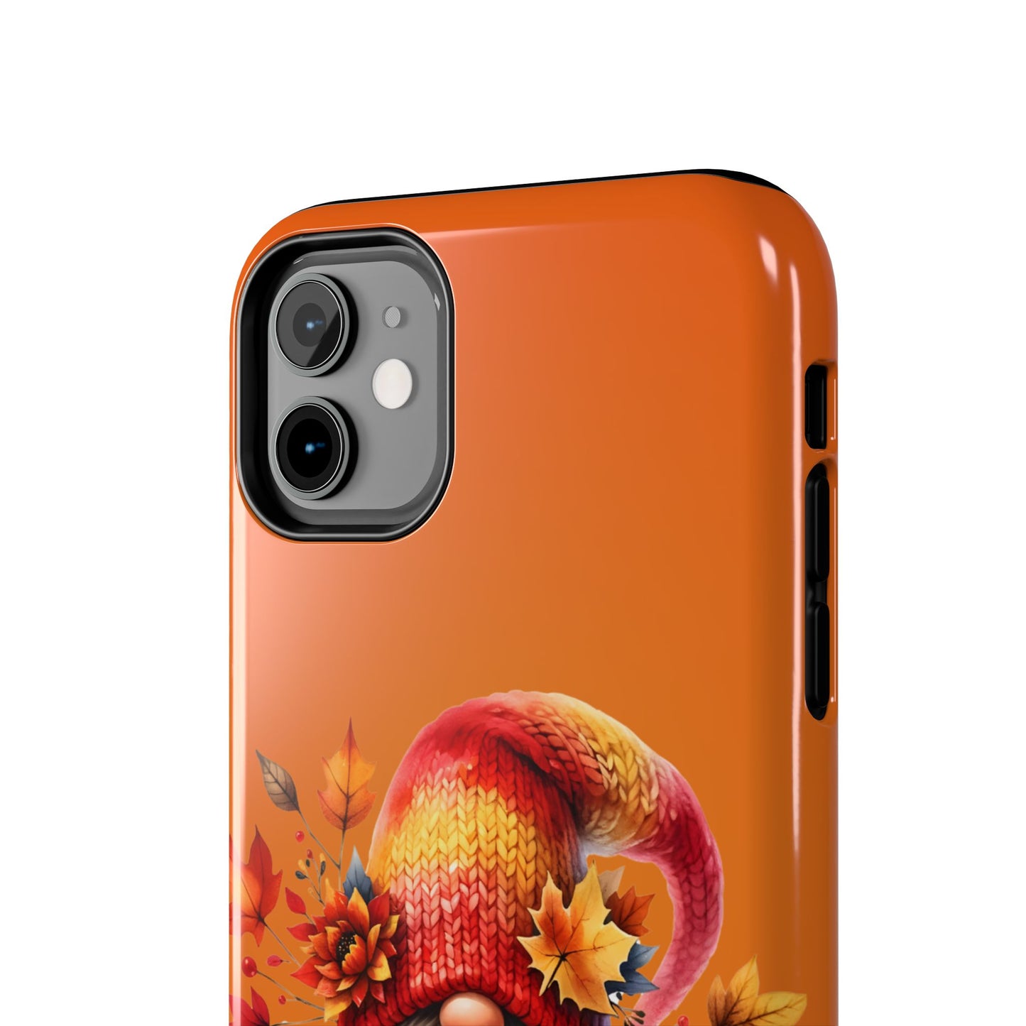 Cute fall Gnome, fall iPhone Cover, Festive Holiday Accessory, Cute fall Phone Protector, seasonal Tech