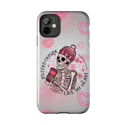 It's cold outside like my heart-Valentines day iPhone case- Romantic & stylish design