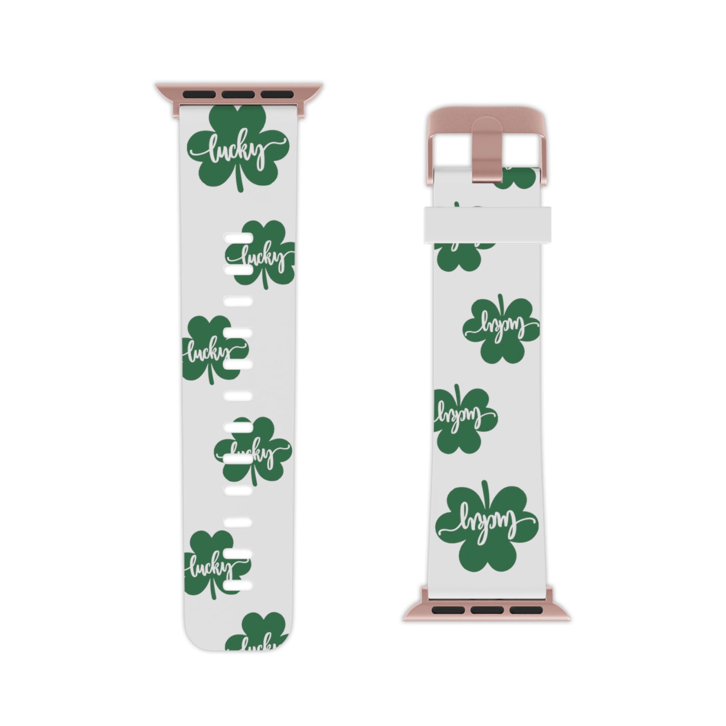 Shamrock luck Watch Band for Apple Watch  Series 1-9, SE and Ultra, 38-40mm/ 42-44mm