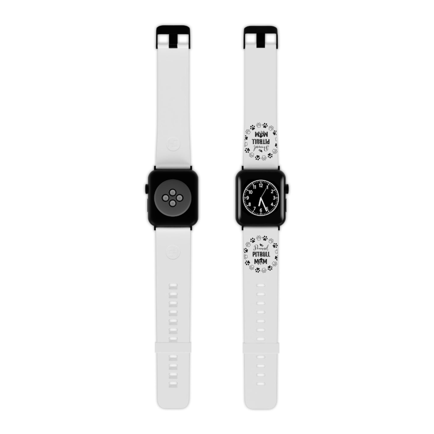 Proud Pitbull Mom Watch Band for Apple Watch Series 1-9, SE and Ultra, 38-40mm/ 42-44mm