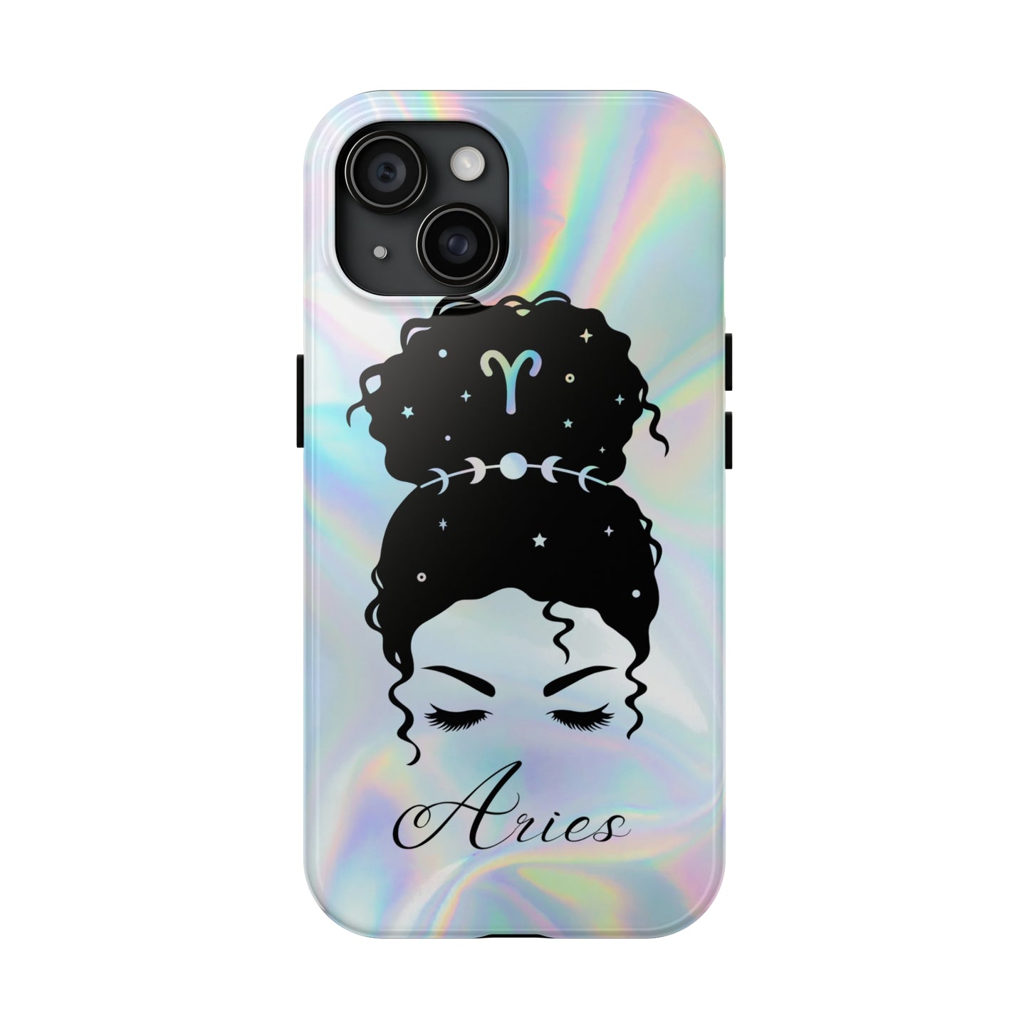 Aries zodiac holographic Tough Phone Case iPhone accessories