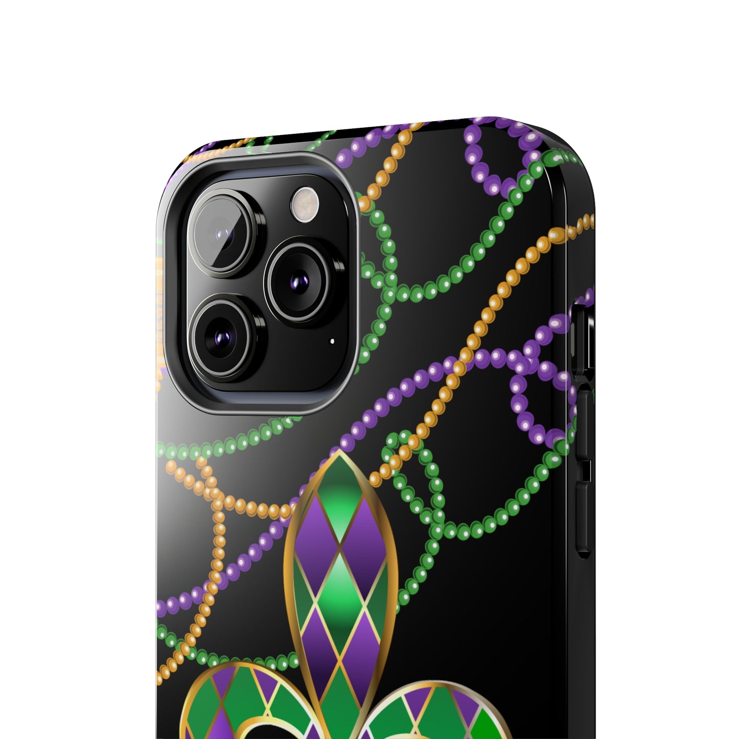 Blacked out Mardi Gras Tough iPhone Case iPhone 15 accessories