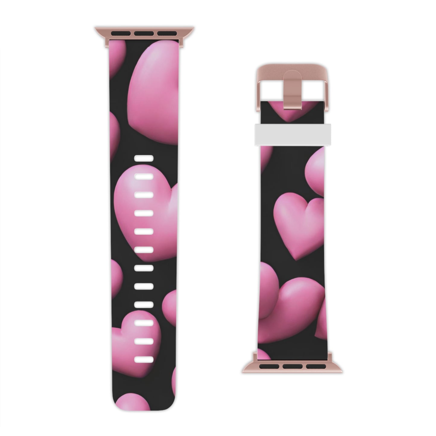 Bubble hearts Watch Band for Apple Watch Series 1-9, SE and Ultra, 38-40mm/ 42-44mm