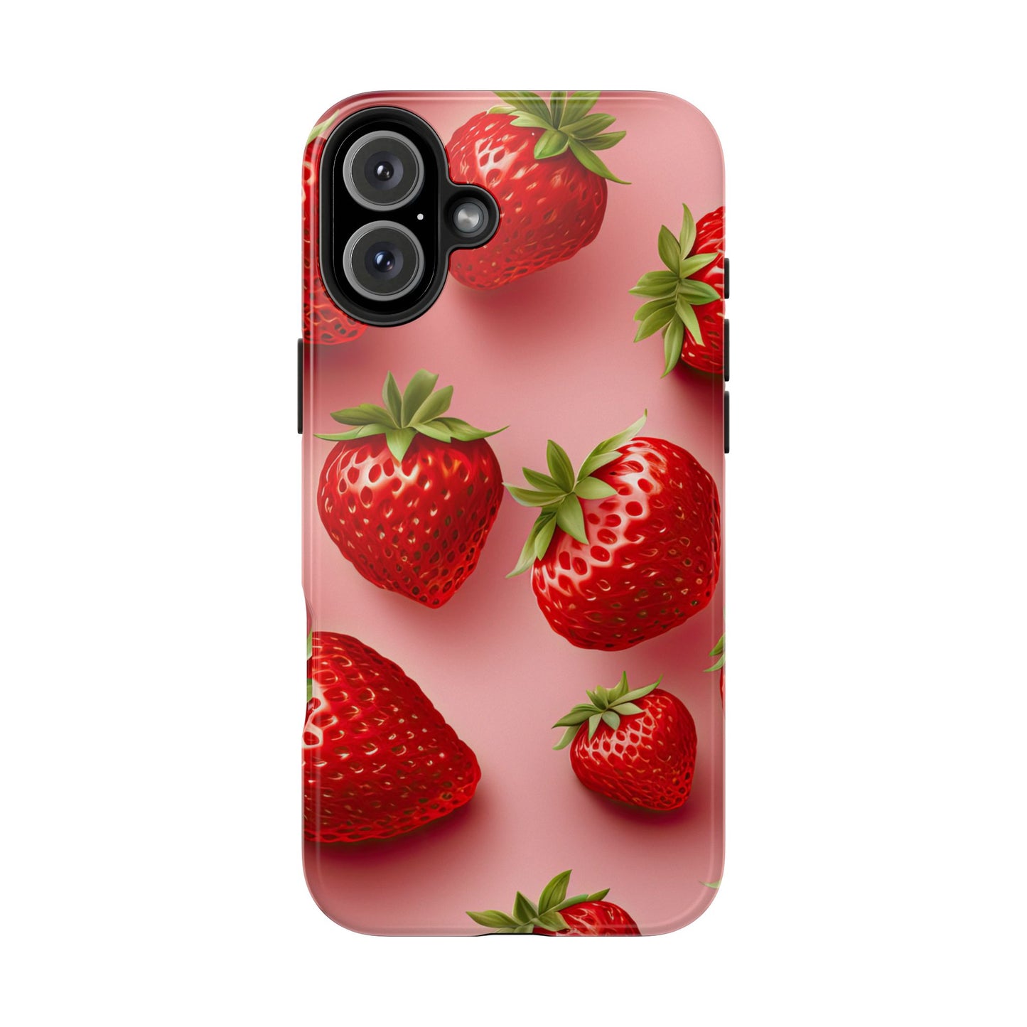 Strawberry dream summer aesthetics iPhone case. Compatible with iPhone models 11-16 Custom phone case for smartphones. design for Girls, Woman