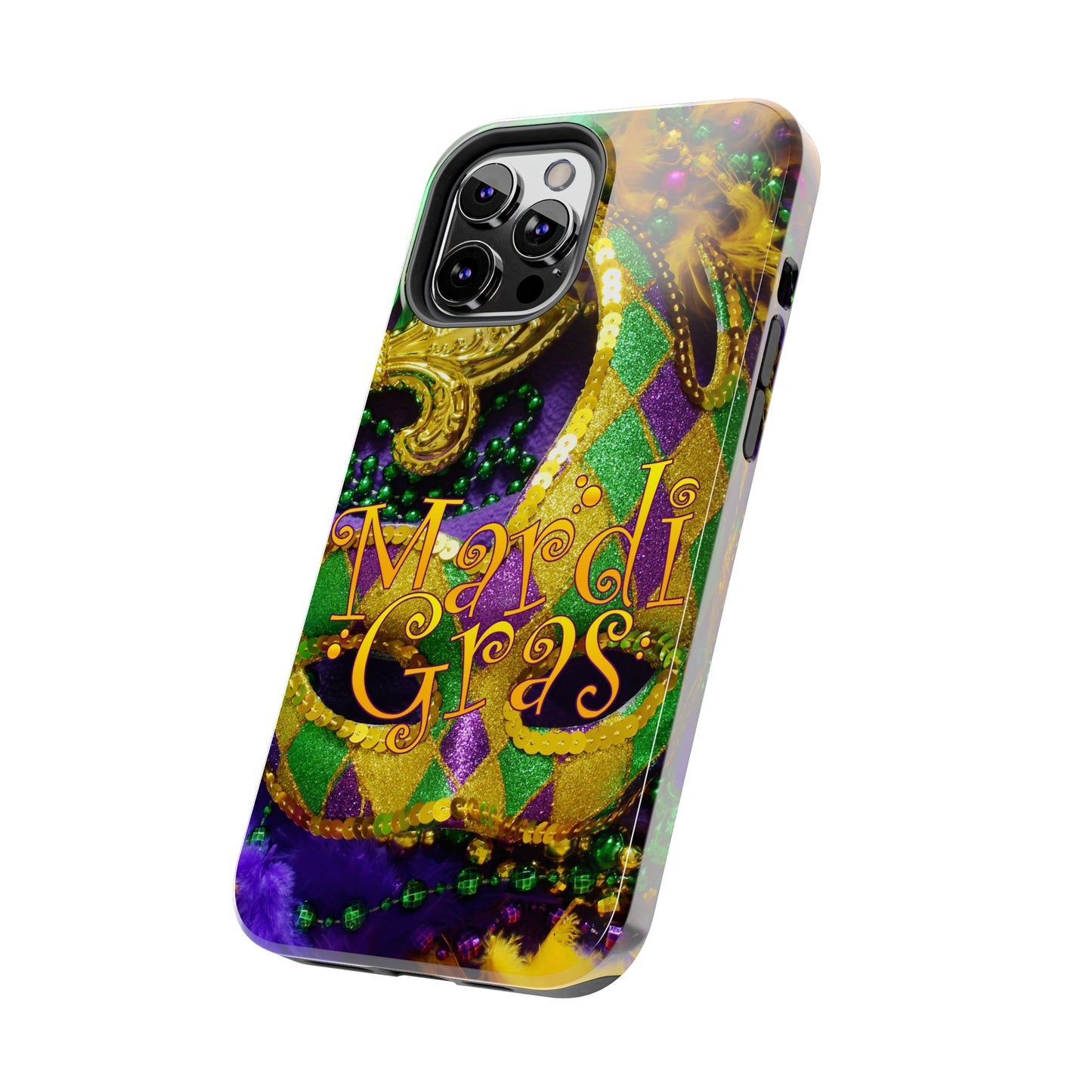 Wild night mardi gras Tough iPhone Case iPhone 15 accessories