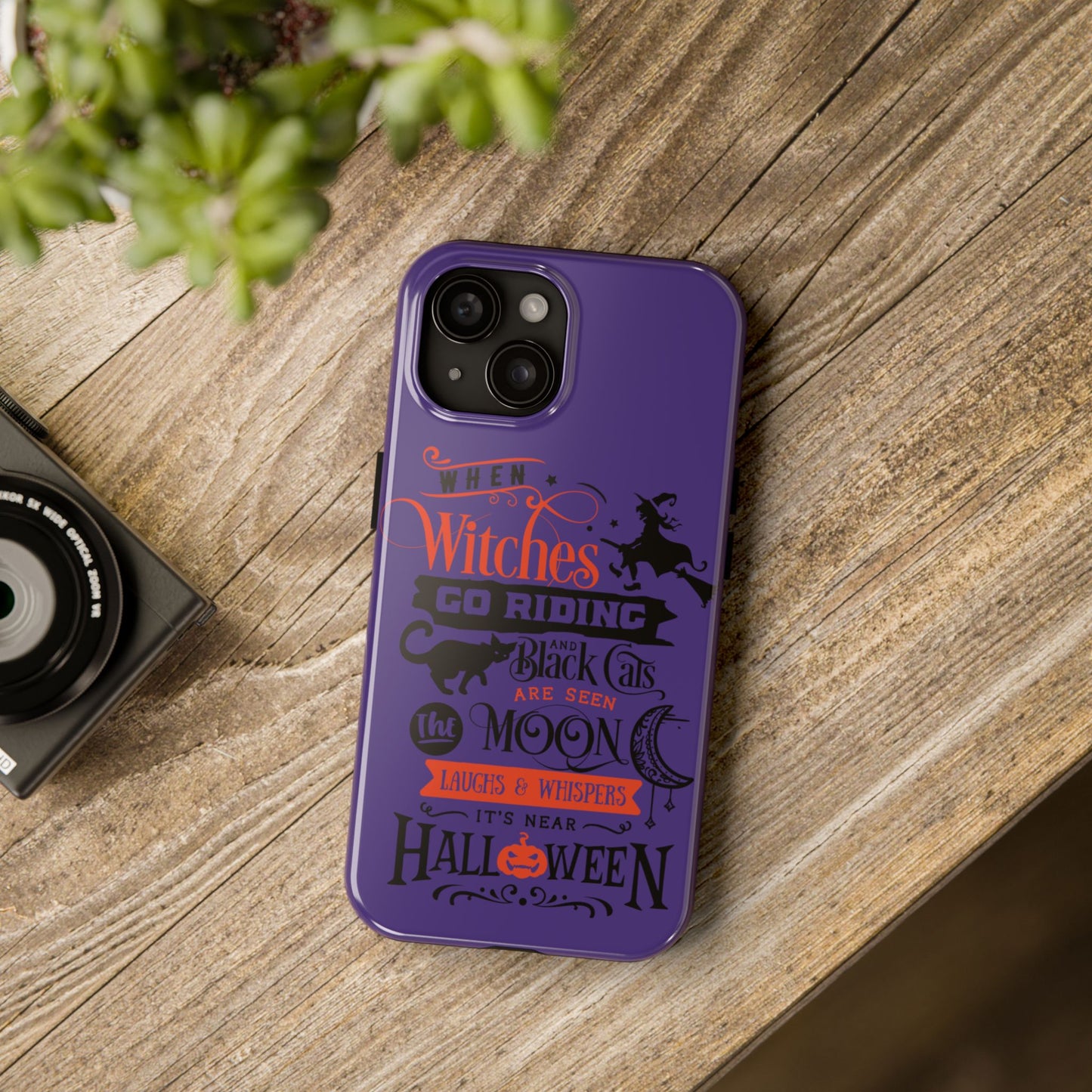 Witches chant, Halloween Tough iPhone Case