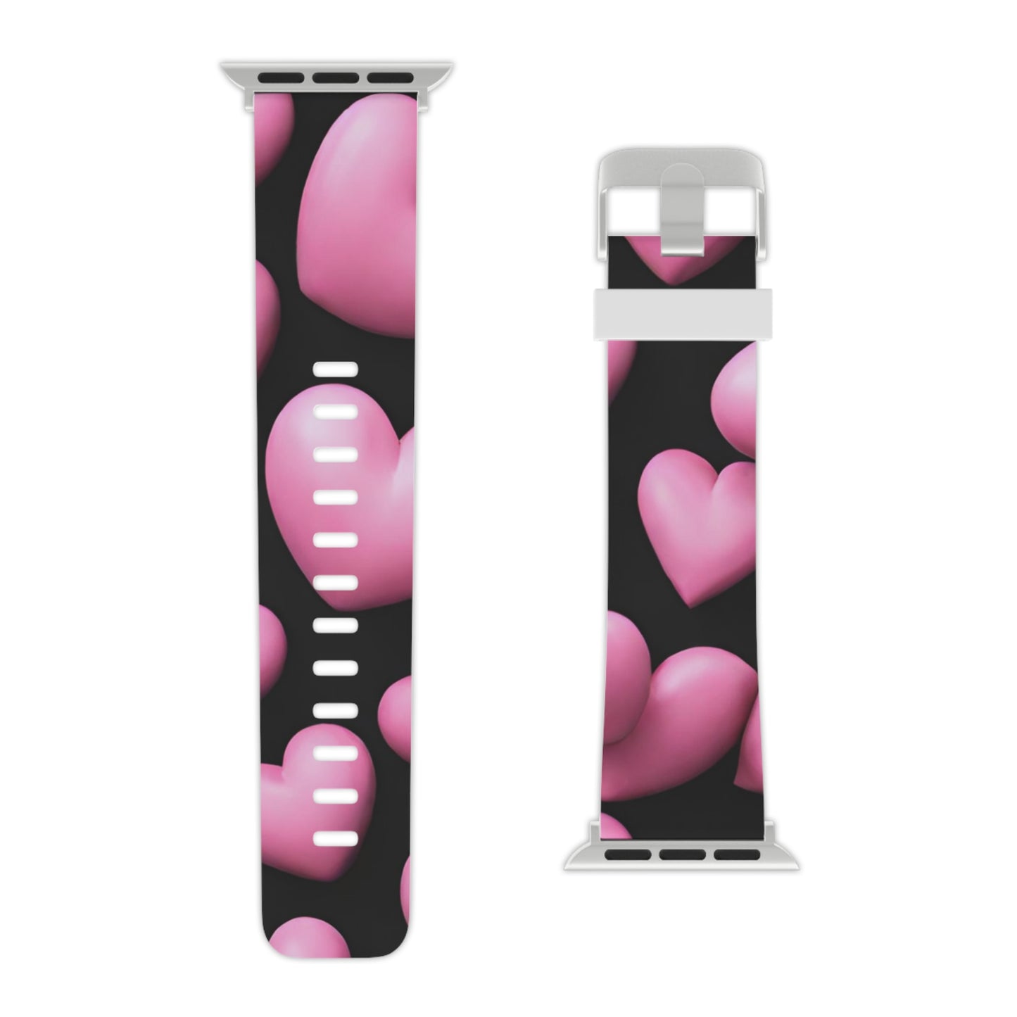 Bubble hearts Watch Band for Apple Watch Series 1-9, SE and Ultra, 38-40mm/ 42-44mm