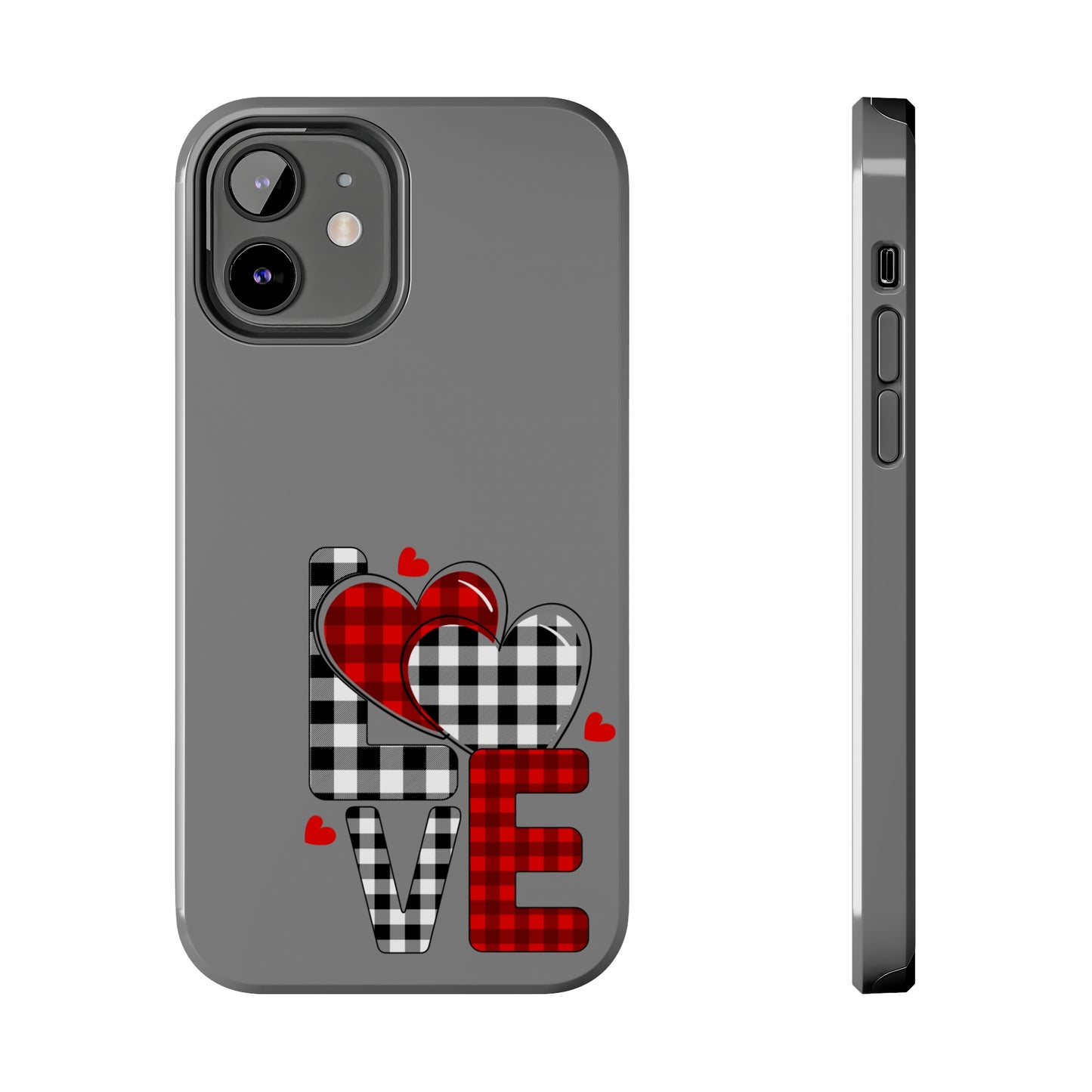 Grey LOVE/ Tough iPhone Case