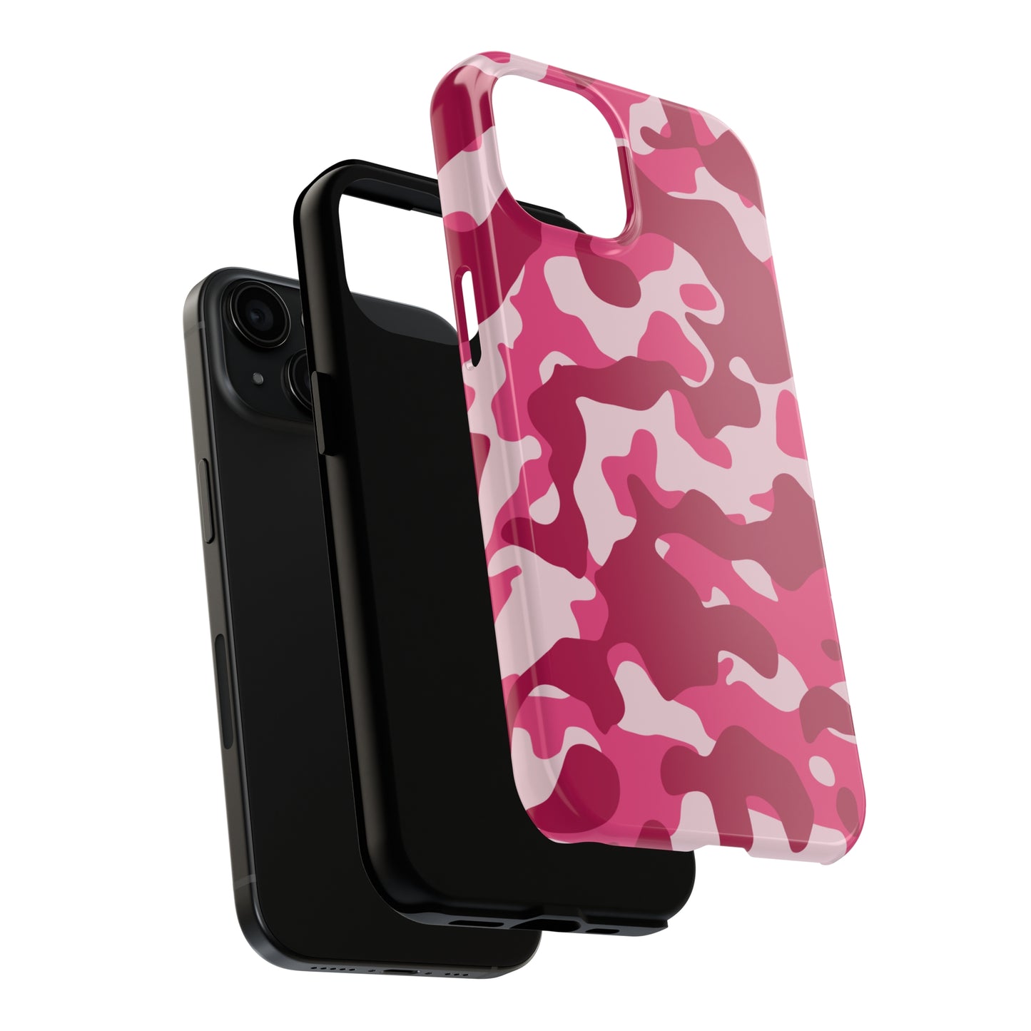 Pink Camo Tough iPhone Case iPhone 15 accessories