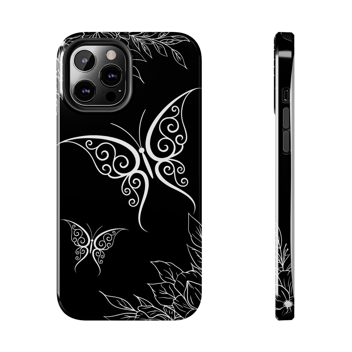 Black & White butterfly/ Tough IPhone Cases/ Nature