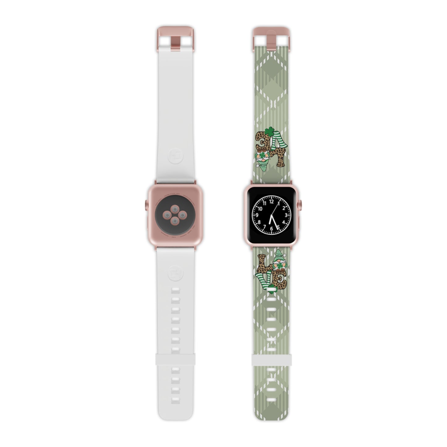 Shamrock Gnome love Watch Band for Apple Watch Series 1-9, SE and Ultra, 38-40mm/ 42-44mm