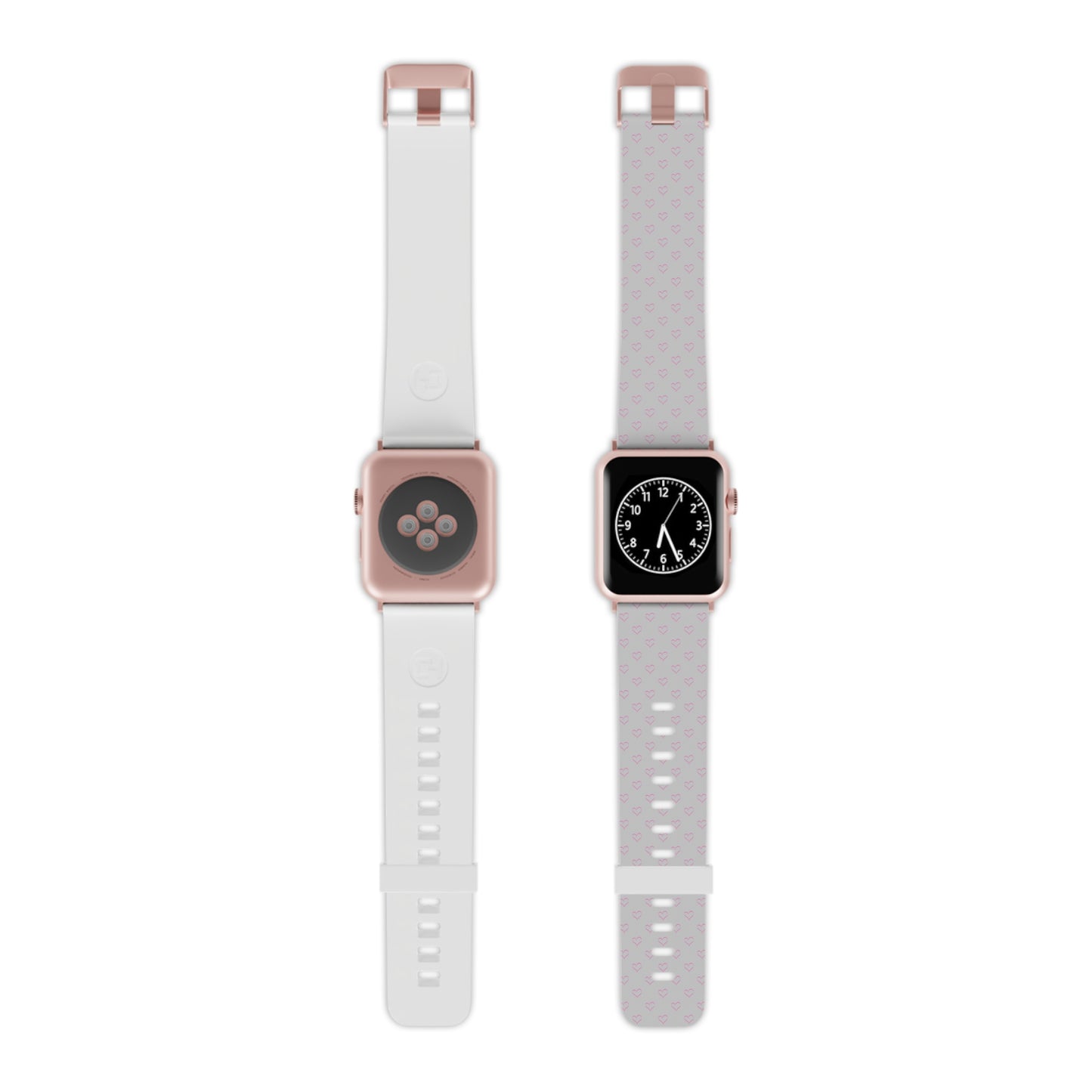 Baby pink hearts Watch Band for Apple Watch Series 1-9, SE and Ultra, 38-40mm/ 42-44mm