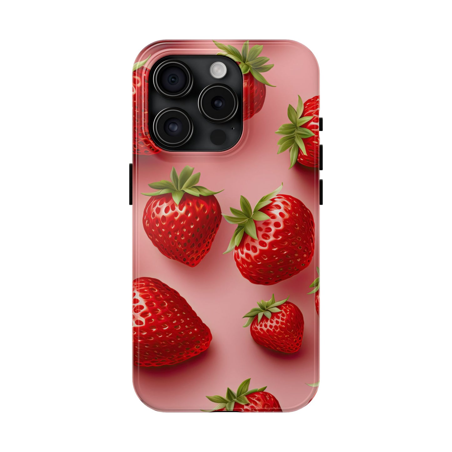 Strawberry dream summer aesthetics iPhone case. Compatible with iPhone models 11-16 Custom phone case for smartphones. design for Girls, Woman