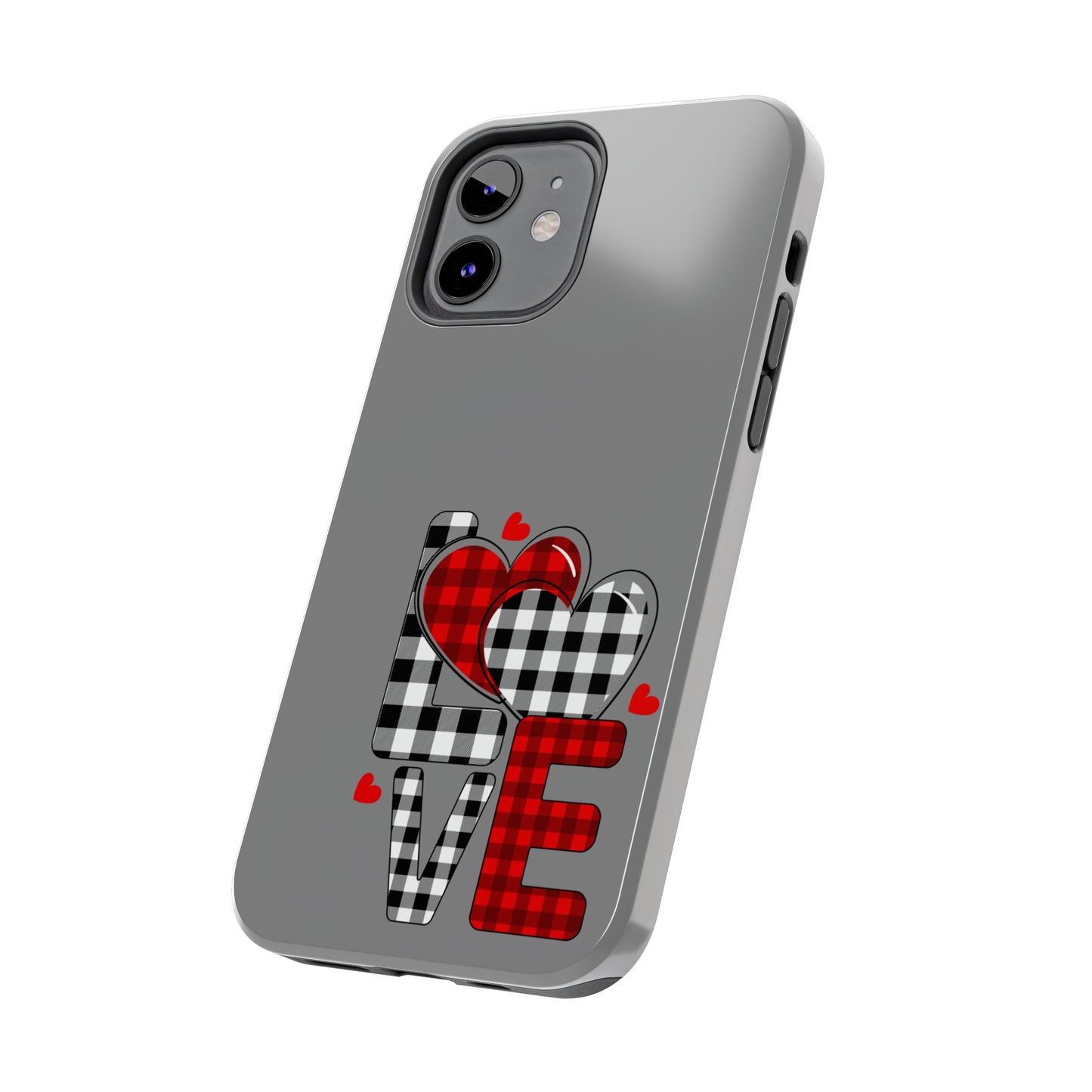 Grey LOVE/ Tough iPhone Case