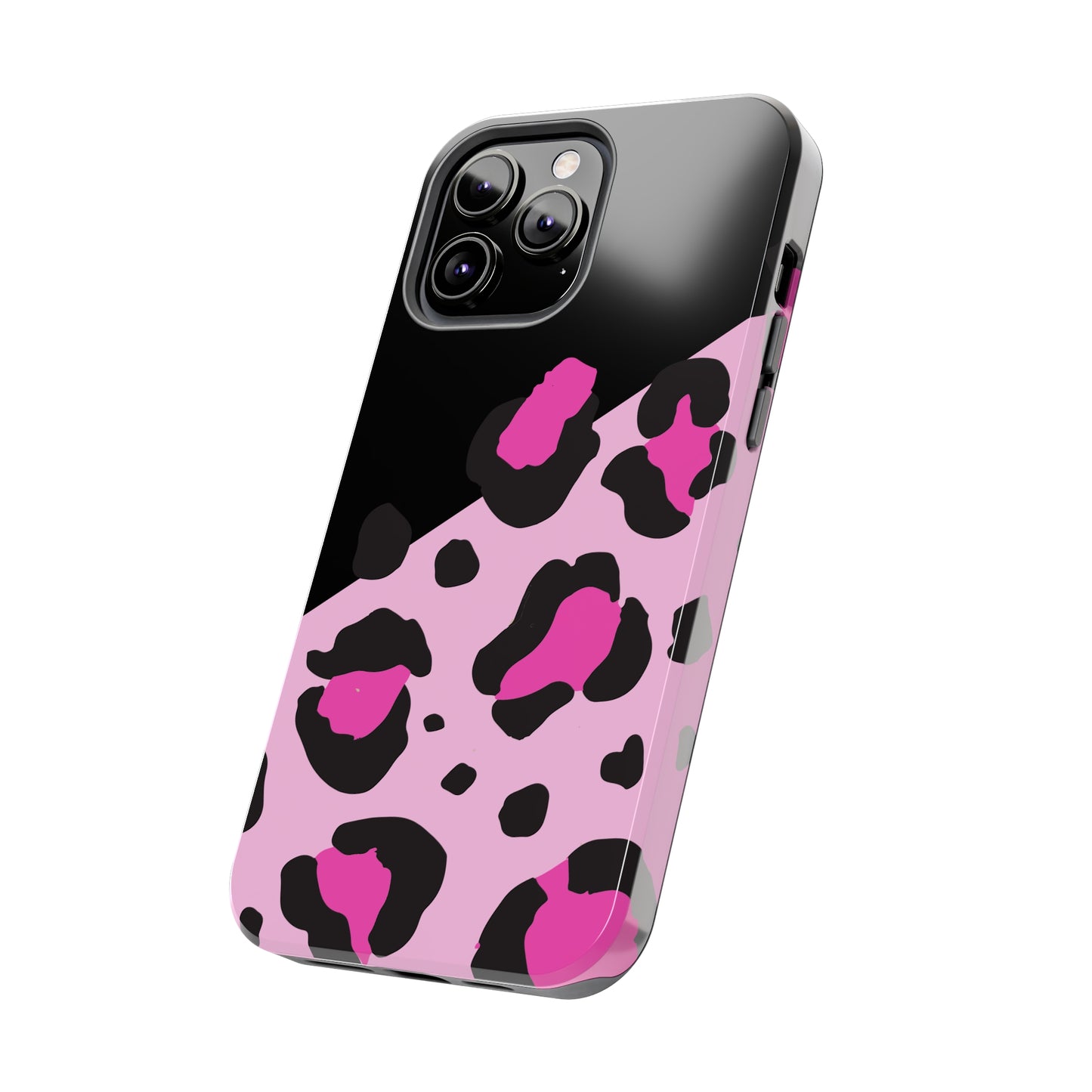 pink & black leopard print Tough Phone Cases iPhone 14 pro max accessories