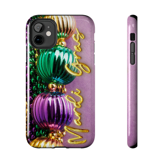 Mardi Gras beads Tough iPhone Case iPhone 15 accessories