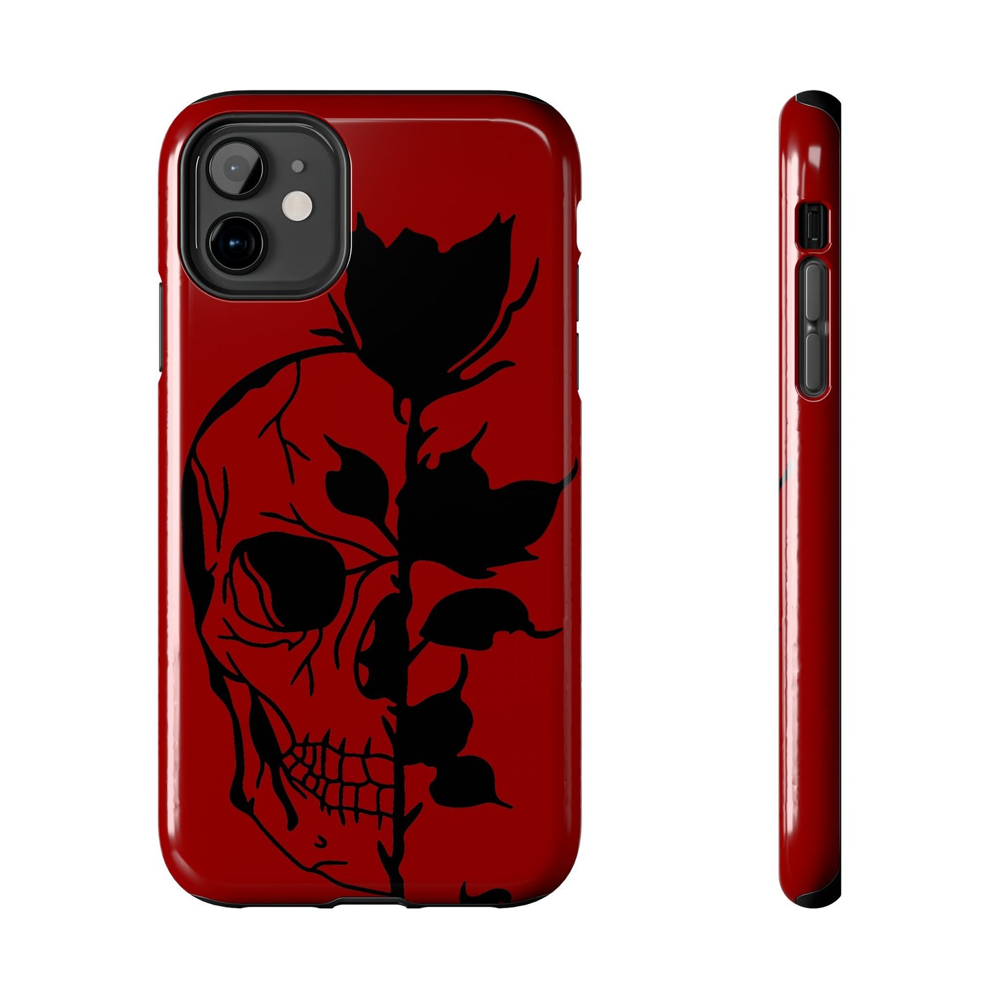 Skull & rose/ Tough iPhone Case/ Halloween