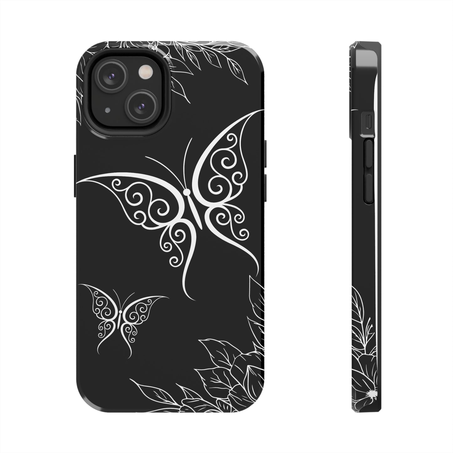 Black & White butterfly/ Tough IPhone Cases/ Nature