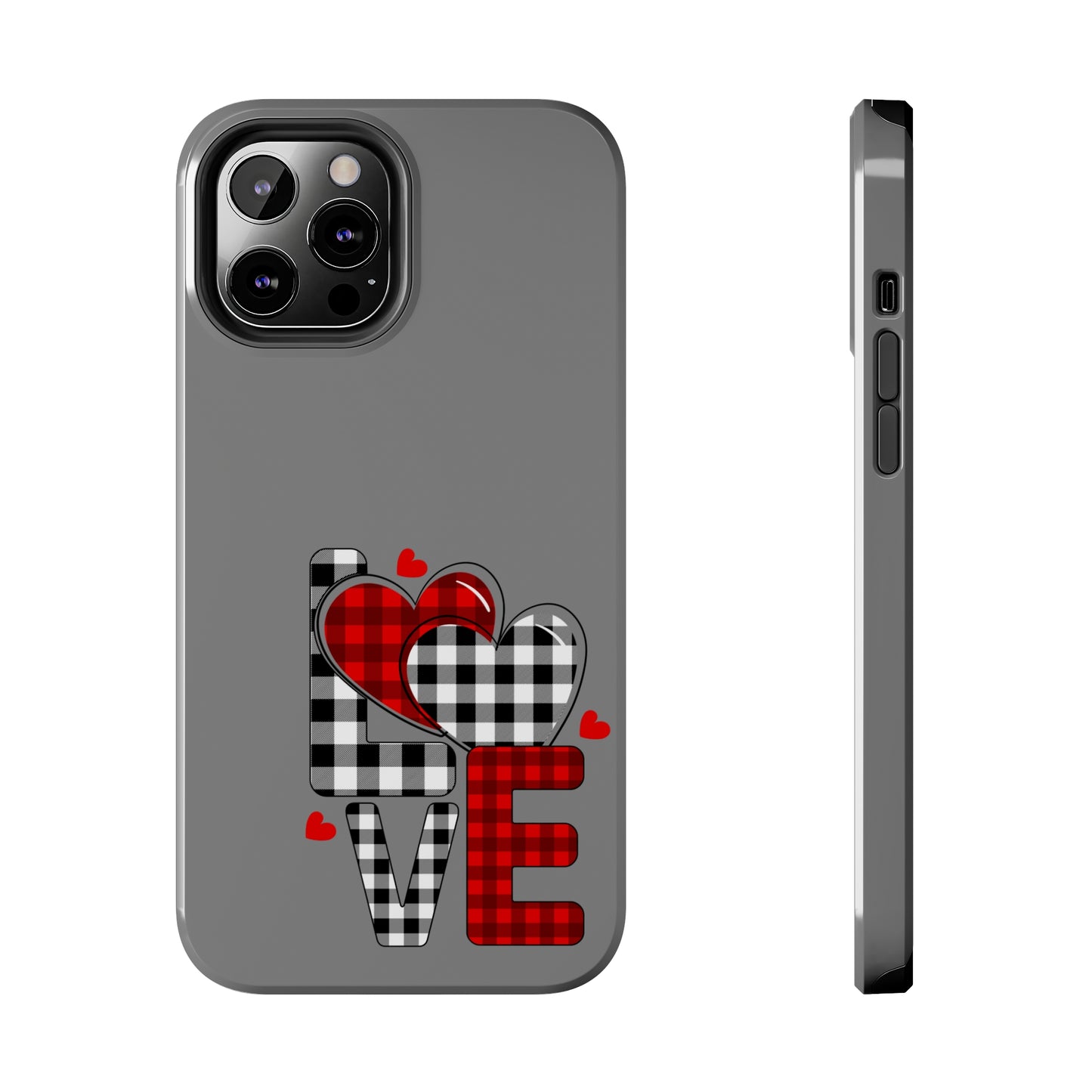 Grey LOVE/ Tough iPhone Case