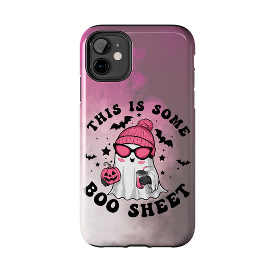 Halloween "This is some BOO sheet" phone case, iPhone 11-16 compatible