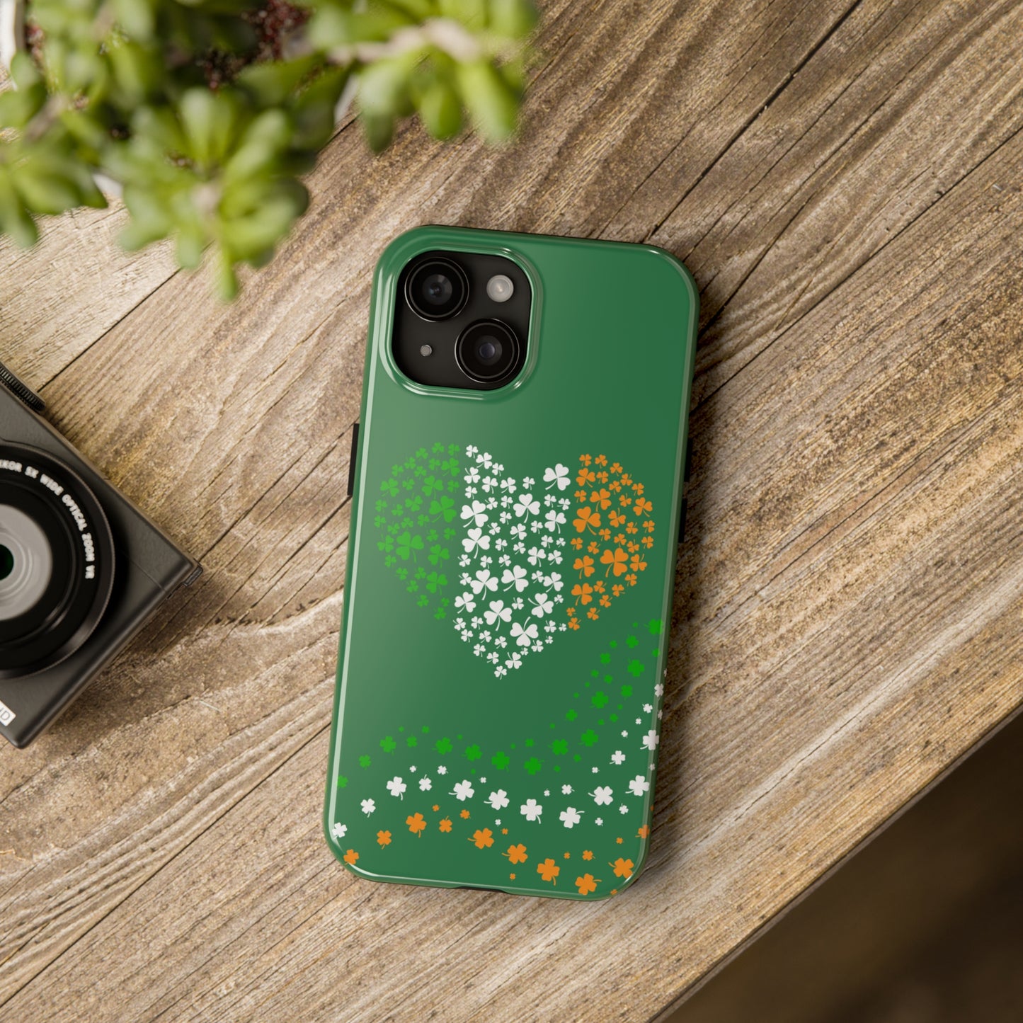 Irish heart Tough Phone Case St. Patty's Day iPhone accessories