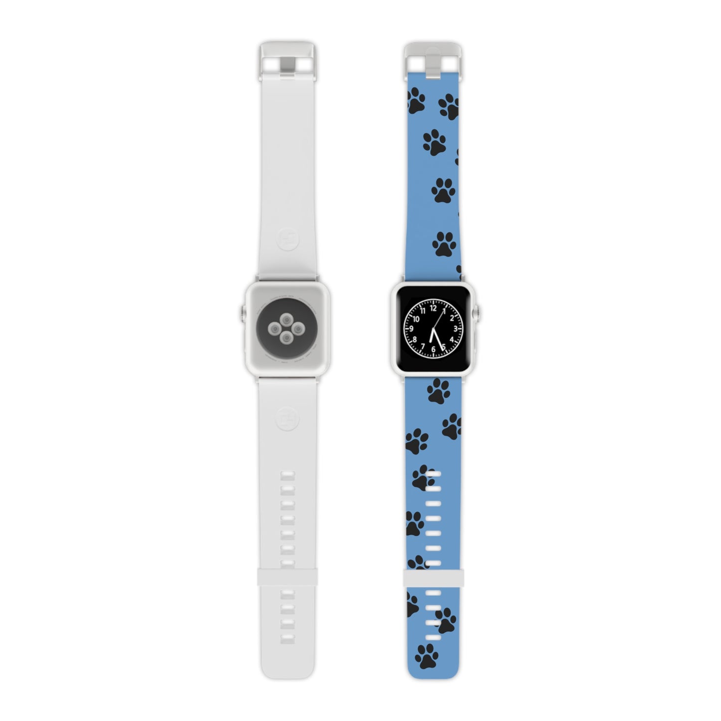 Blue traveling paws Watch Band for Apple Watch Series 1-9, SE and Ultra, 38-40mm/ 42-44mm