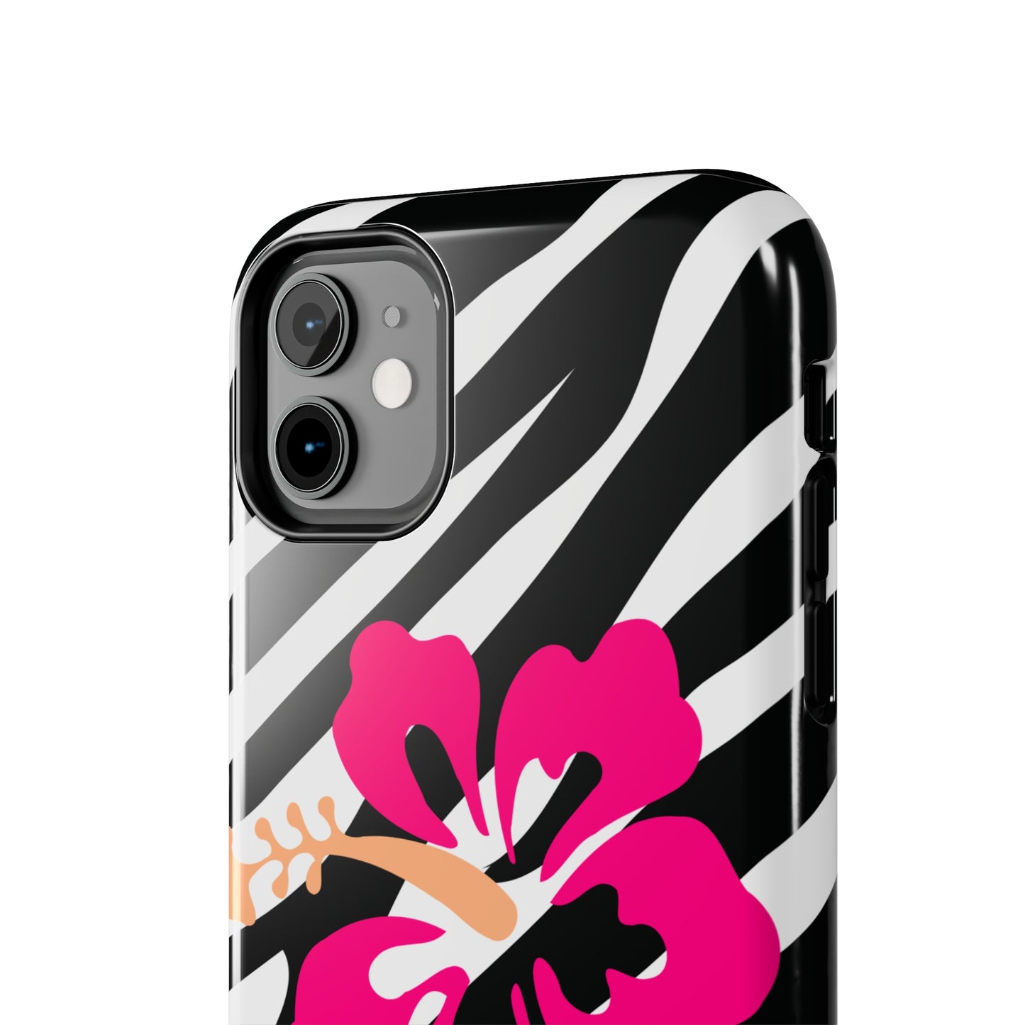 Tropical floral iPhone Cover, flower Accessory, Cute Phone Protector, seasonal Tech