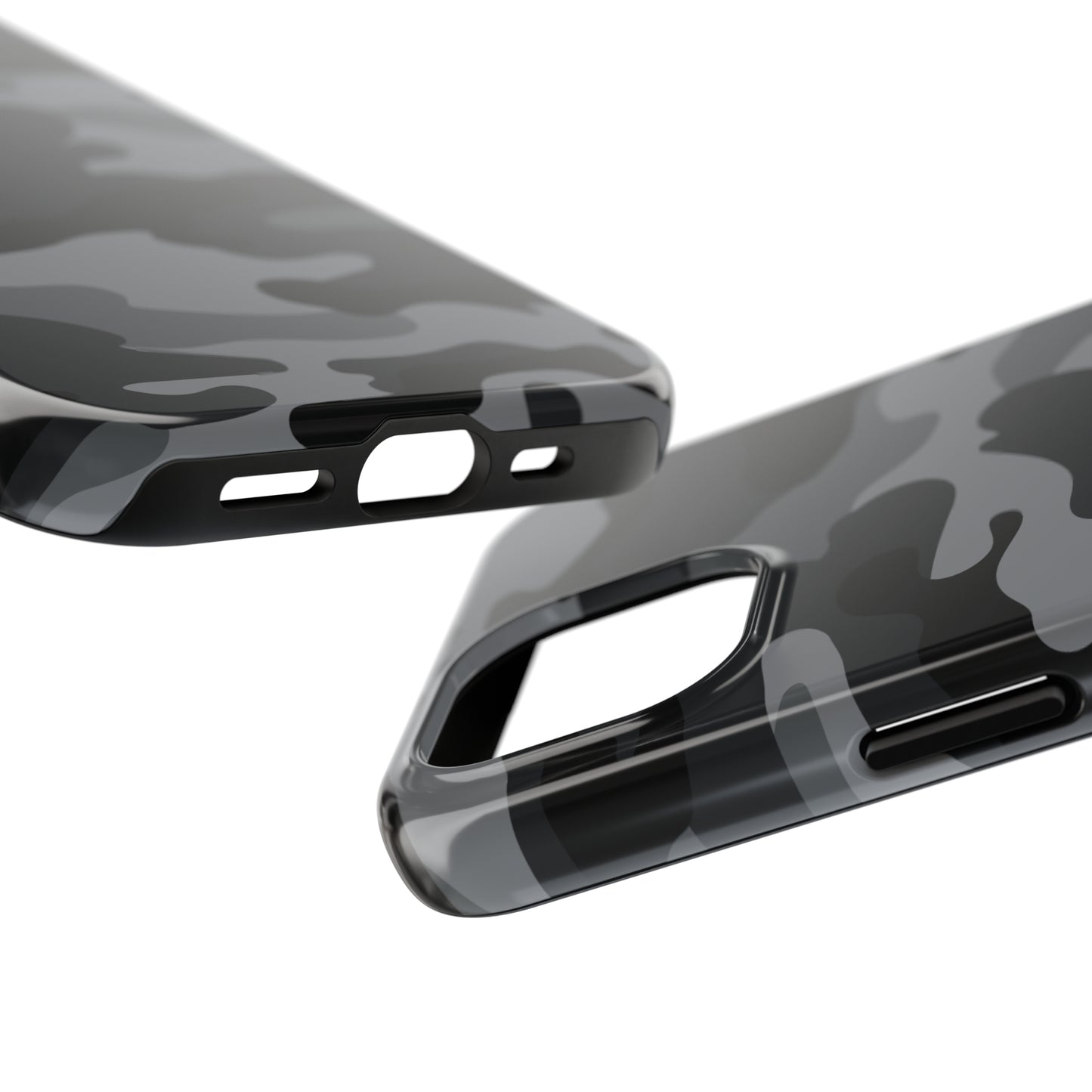 Black & Grey Camo Tough iPhone Case iPhone 15 accessories