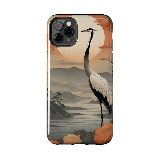 Beautiful Japanese Crane/Tough iPhone Case/ Nature