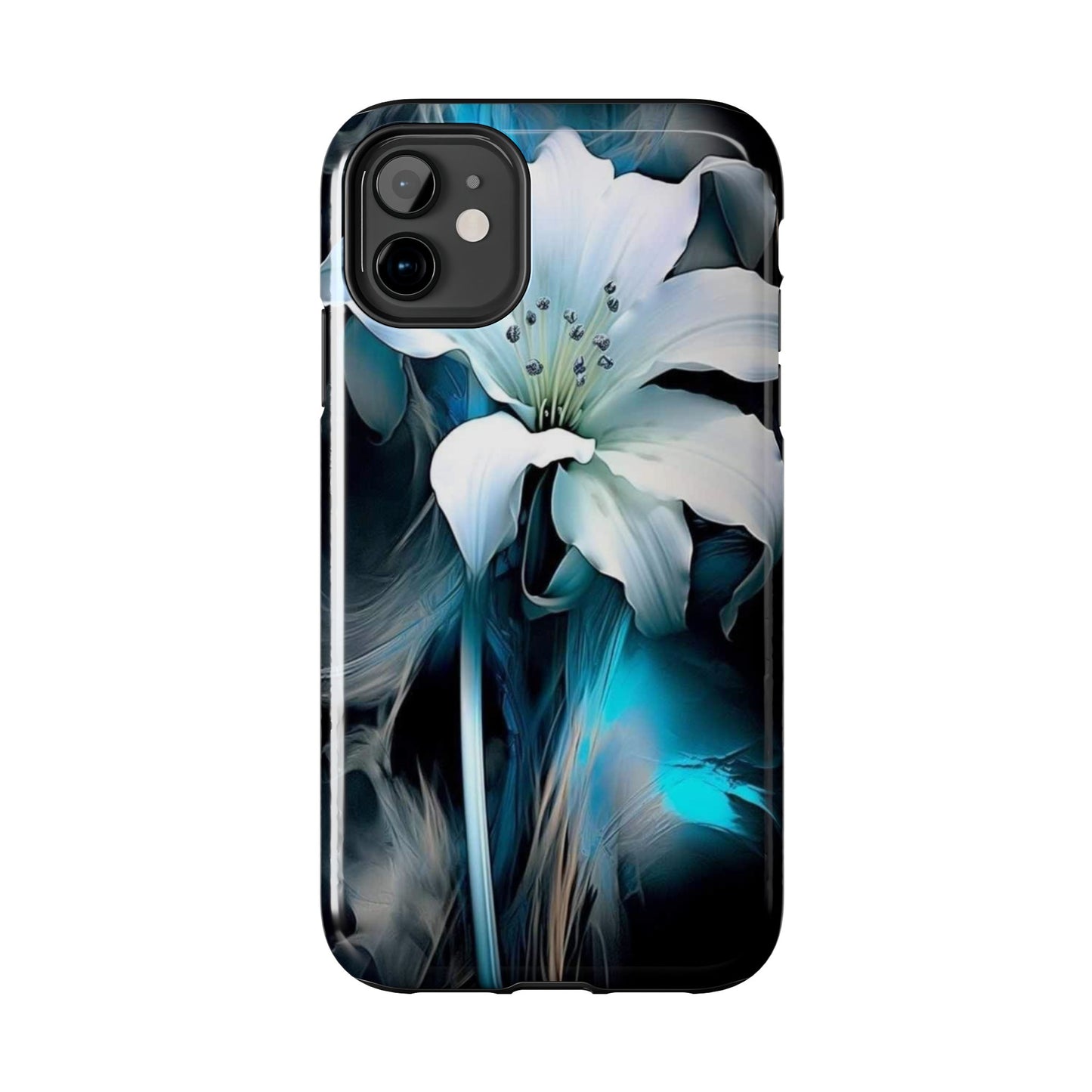 Lilly power, floral iPhone Cover, flower Accessory, Cute Phone Protector, seasonal Tech