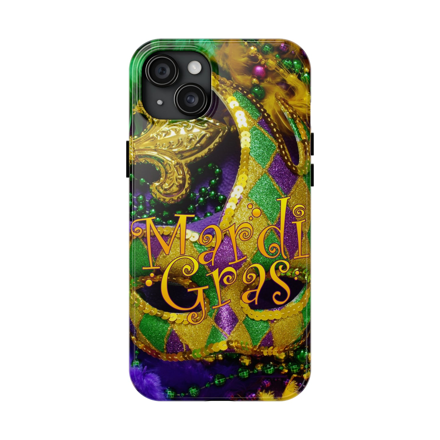 Wild night mardi gras Tough iPhone Case iPhone 15 accessories