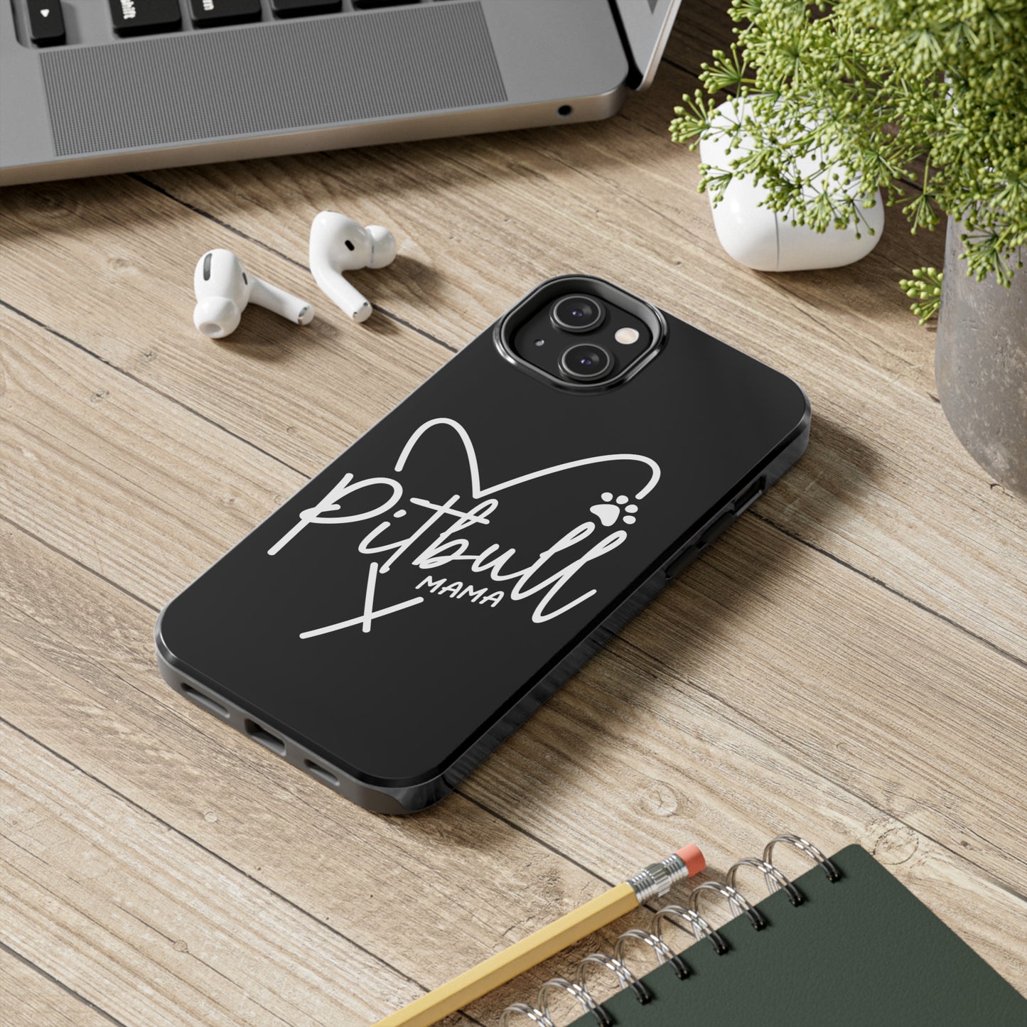 Pitbull Mama Tough iPhone Case  iPhone 15 accessories