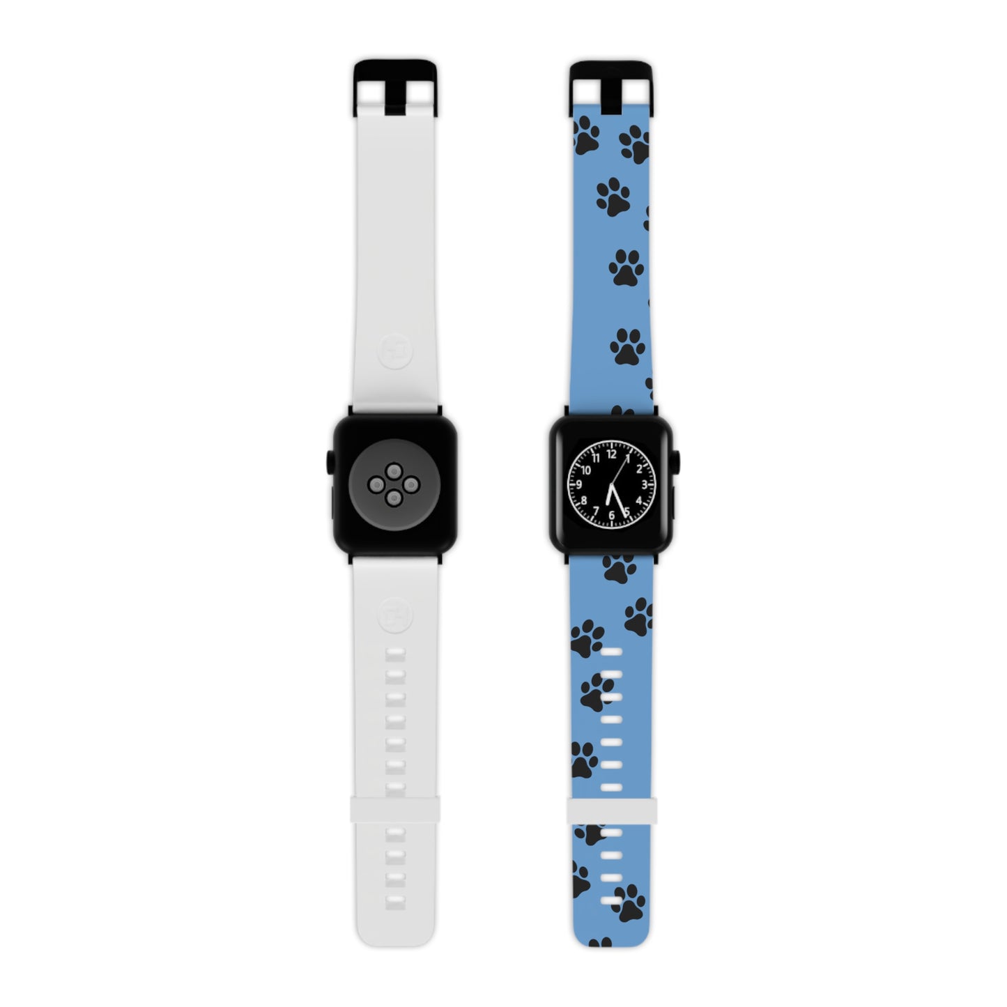 Blue traveling paws Watch Band for Apple Watch Series 1-9, SE and Ultra, 38-40mm/ 42-44mm