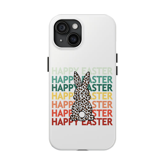 Happy Easter leopard print Phone Case iPhone 14 accessories