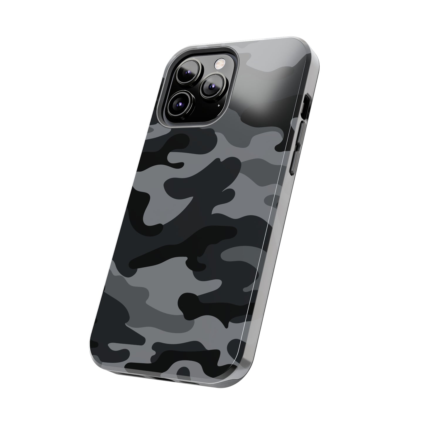 Black & Grey Camo Tough iPhone Case iPhone 15 accessories