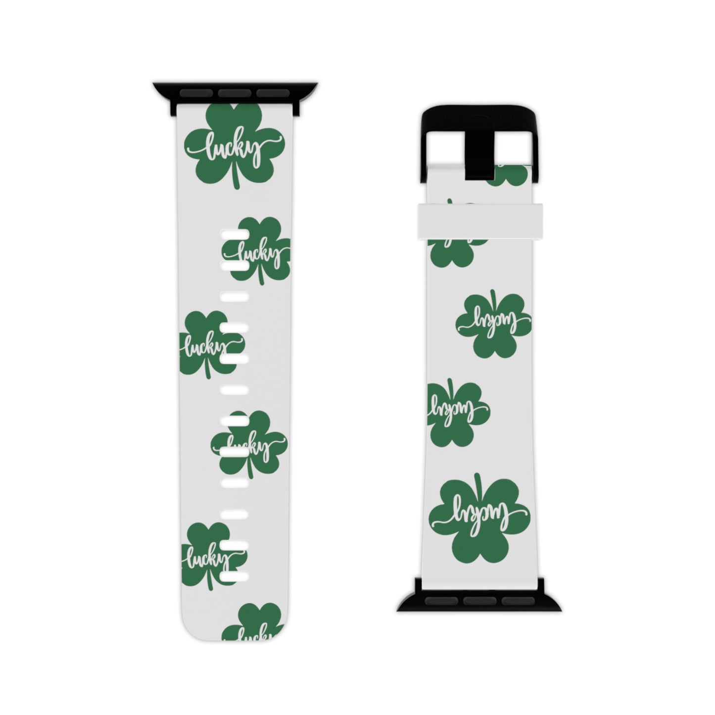 Shamrock luck Watch Band for Apple Watch  Series 1-9, SE and Ultra, 38-40mm/ 42-44mm