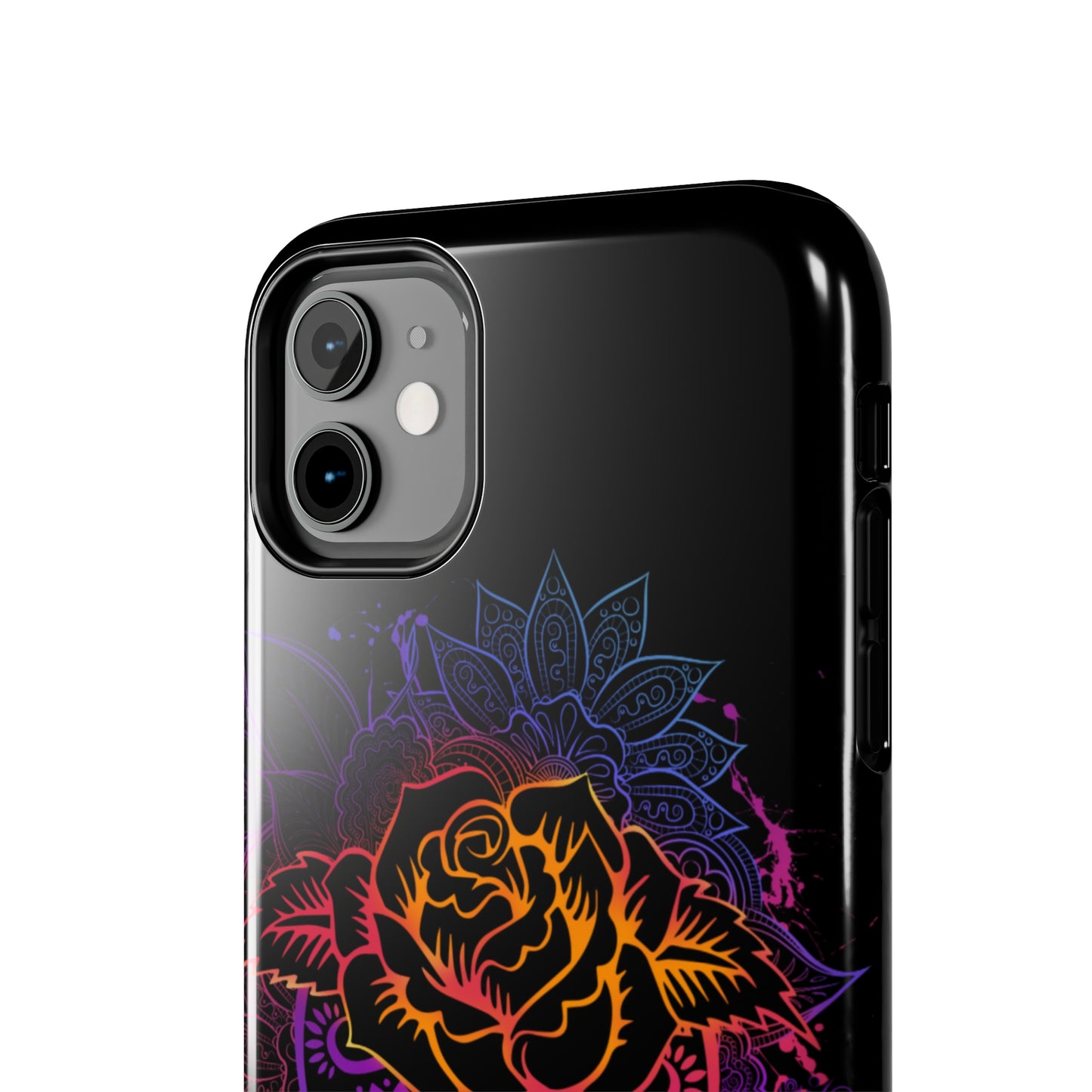 Sugar skull in vibrant colors/ Tough iPhone Case/ Halloween