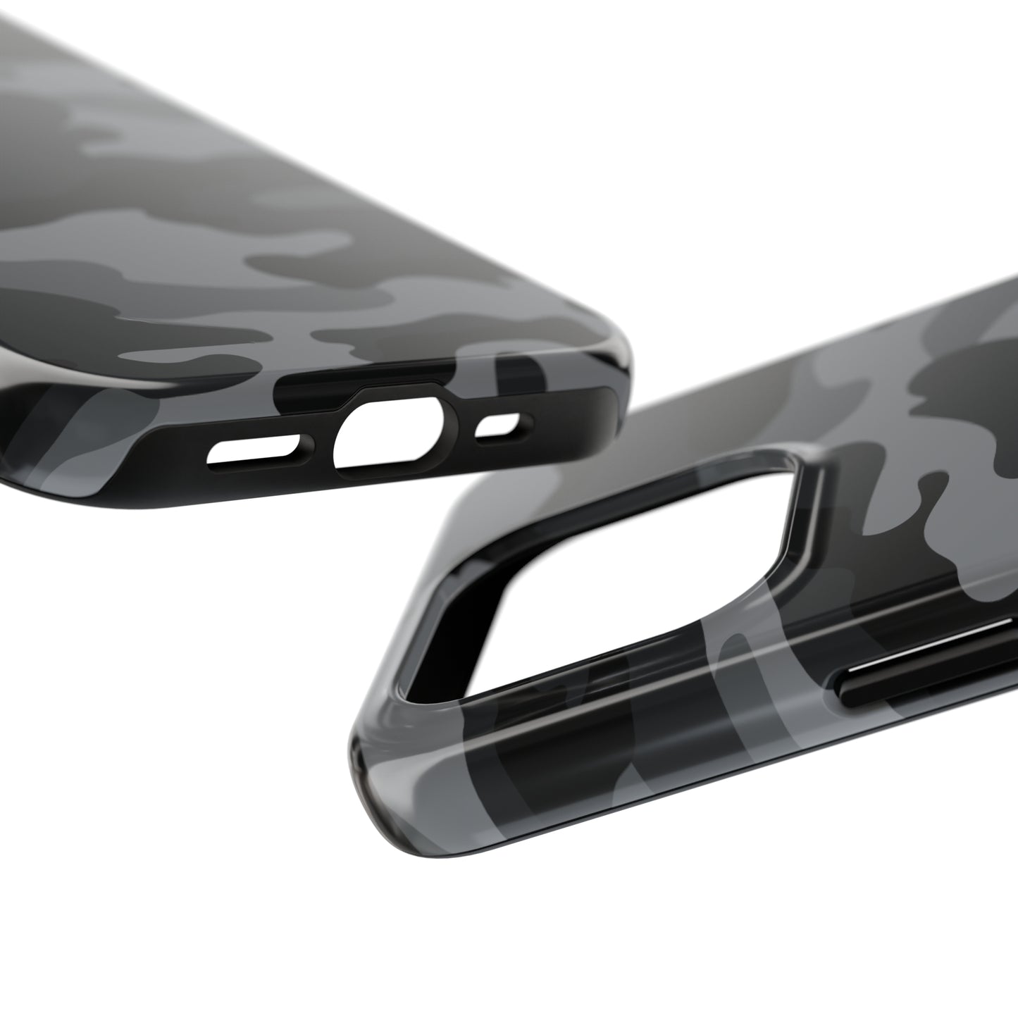 Black & Grey Camo Tough iPhone Case iPhone 15 accessories