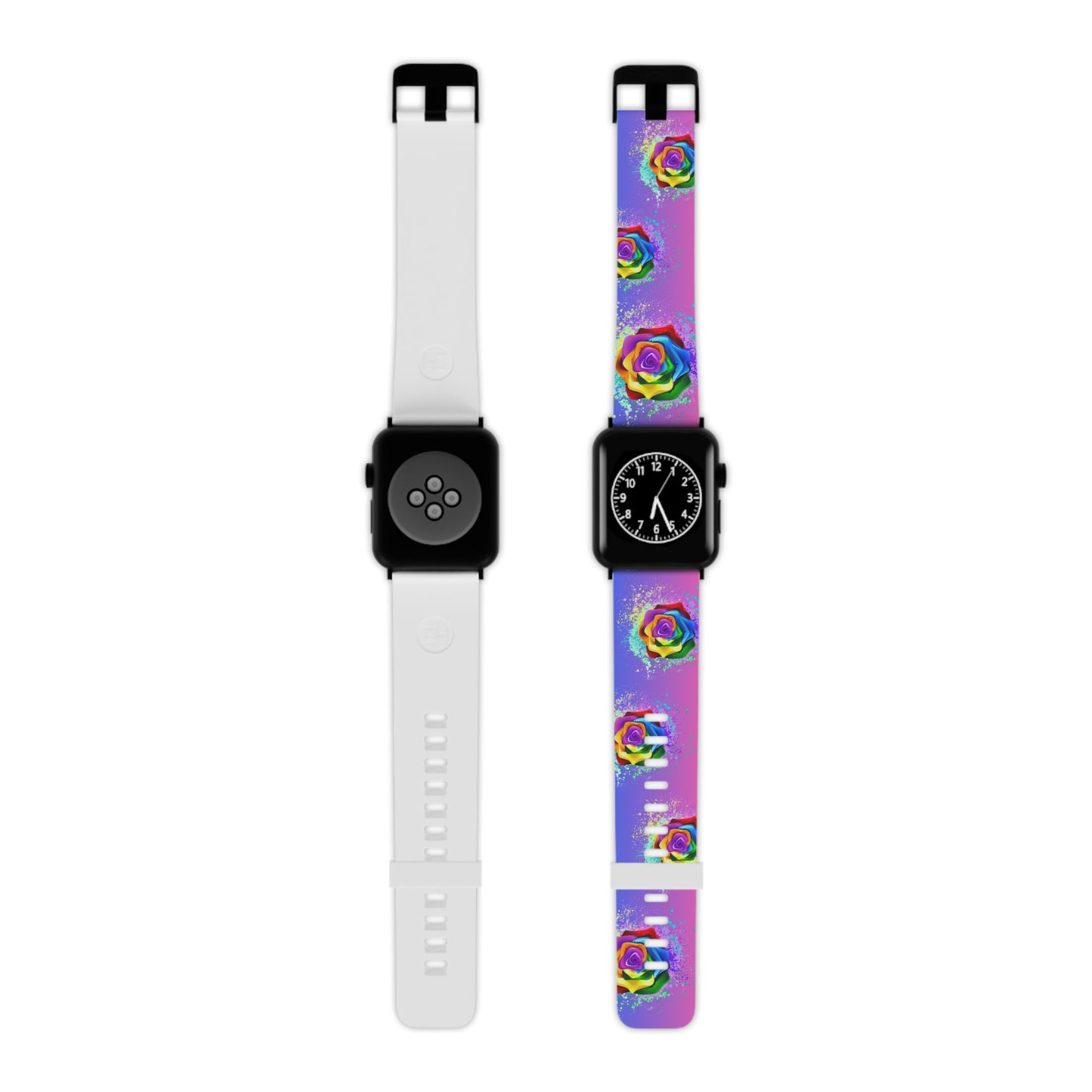 Psychedelic rose Watch Band for Apple Watch Series 1-9, SE and Ultra, 38-40mm/ 42-44mm