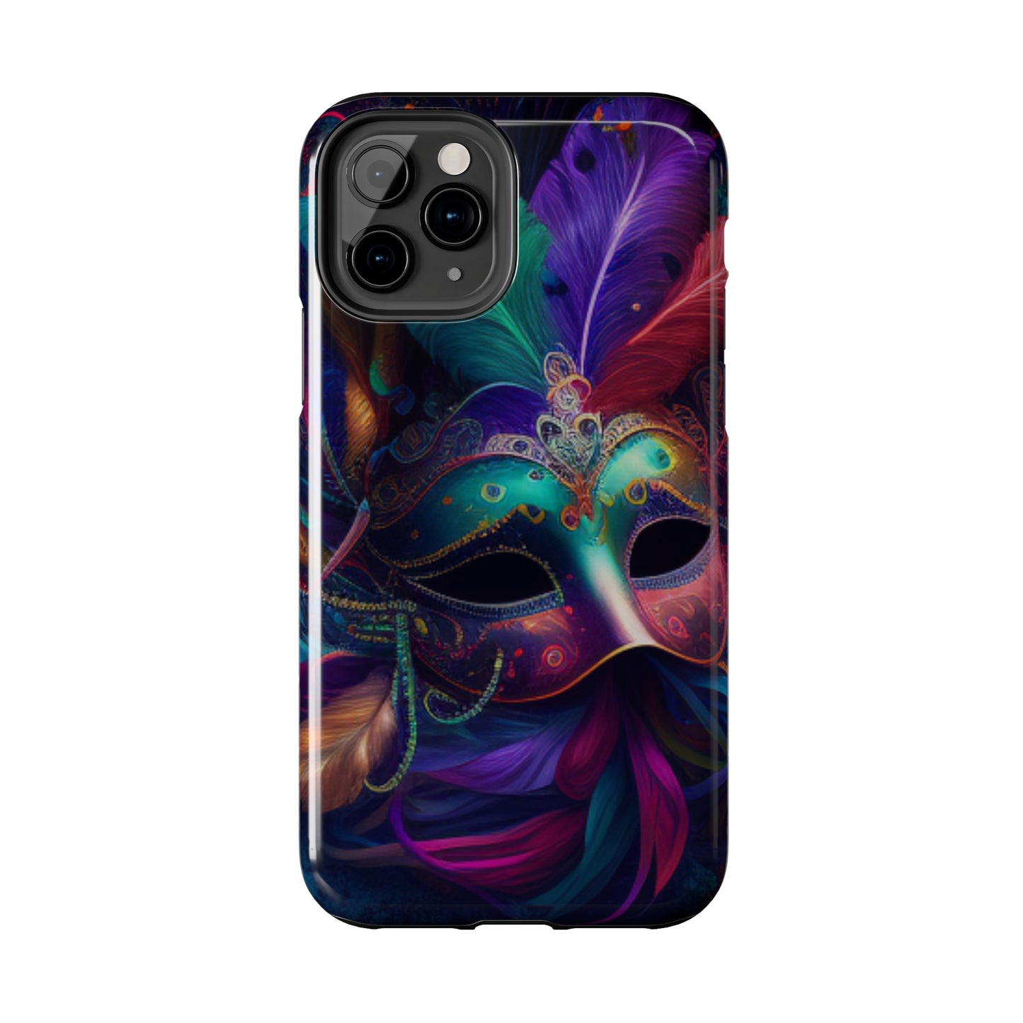 Mardi Gras mask Tough iPhone Case iPhone 15 accessories