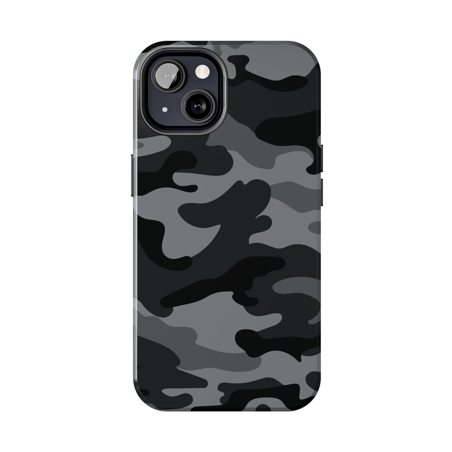 Black & Grey Camo Tough iPhone Case iPhone 15 accessories