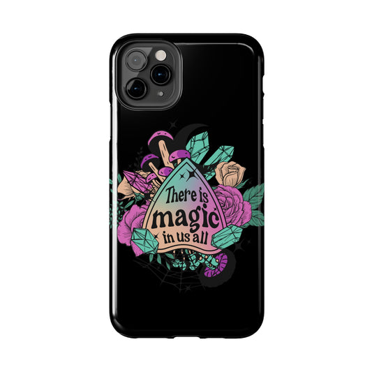 There is magic in all of us, crystals themed/ Tough iPhone Case/ Halloween/ spiritual