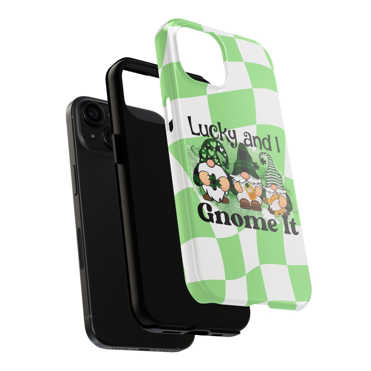 Lucky and I Gnome it Tough iPhone Case iPhone 15 accessories