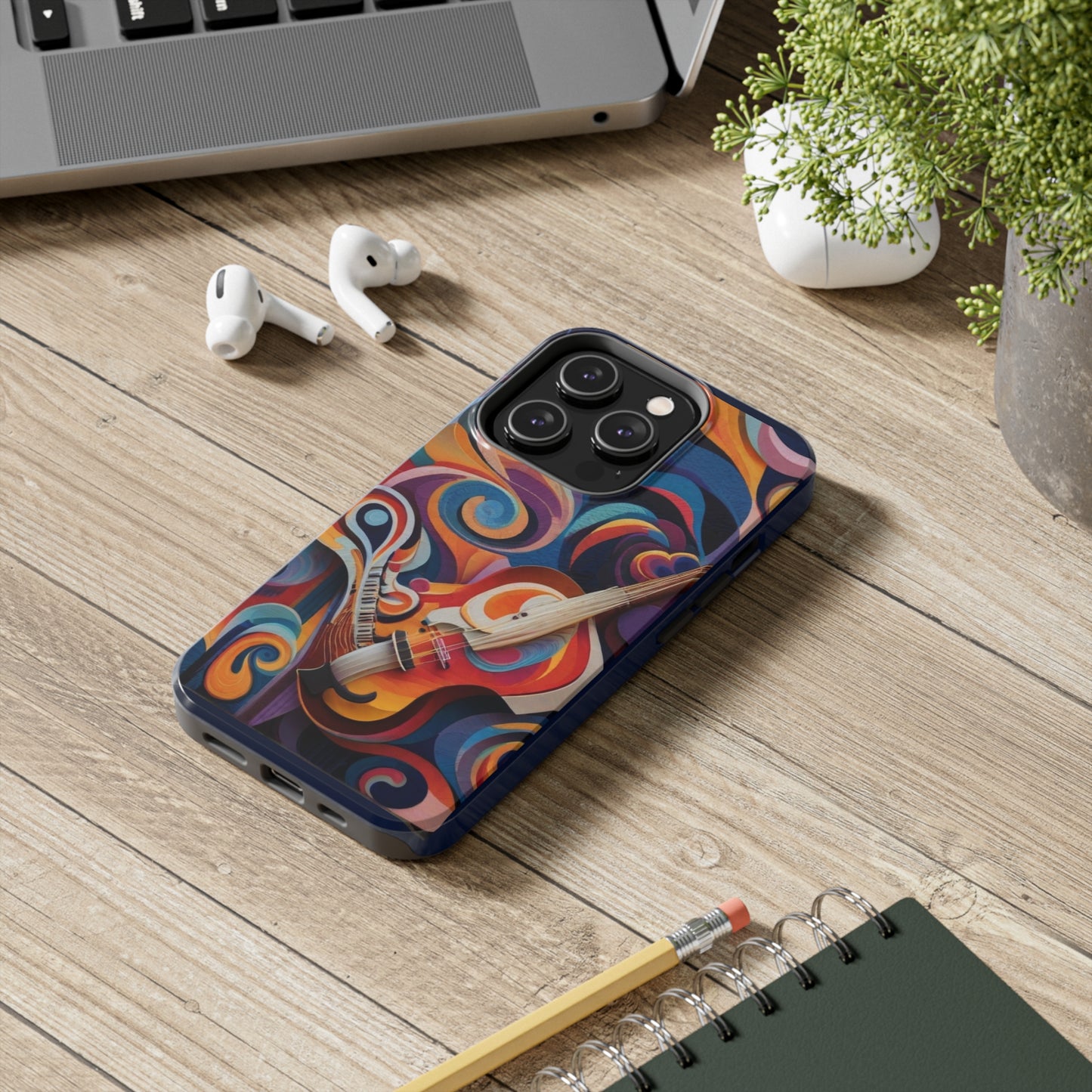 Mystical abstract musical vibe Tough iPhone Case