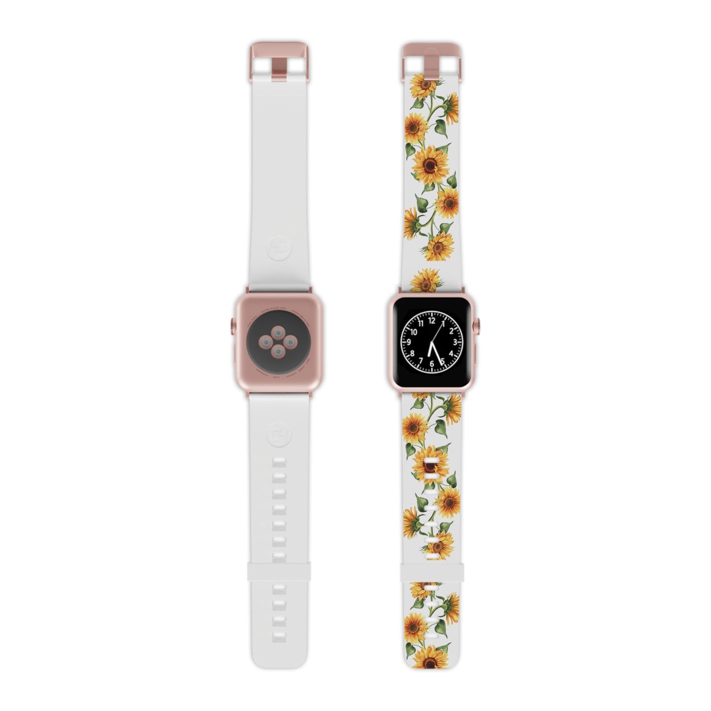 Vined sunflowers Watch Band for Apple Watch Series 1-9, SE and Ultra, 38-40mm/ 42-44mm