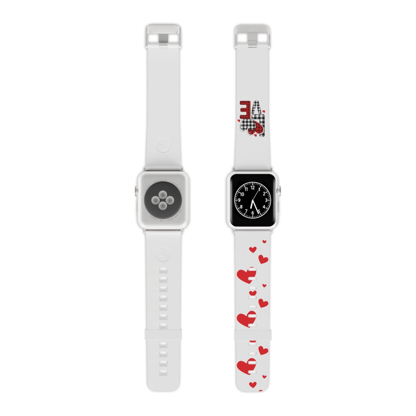 Plaid Love Watch Band for Apple Watch Series 1-9, SE and Ultra, 38-40mm/ 42-44mm