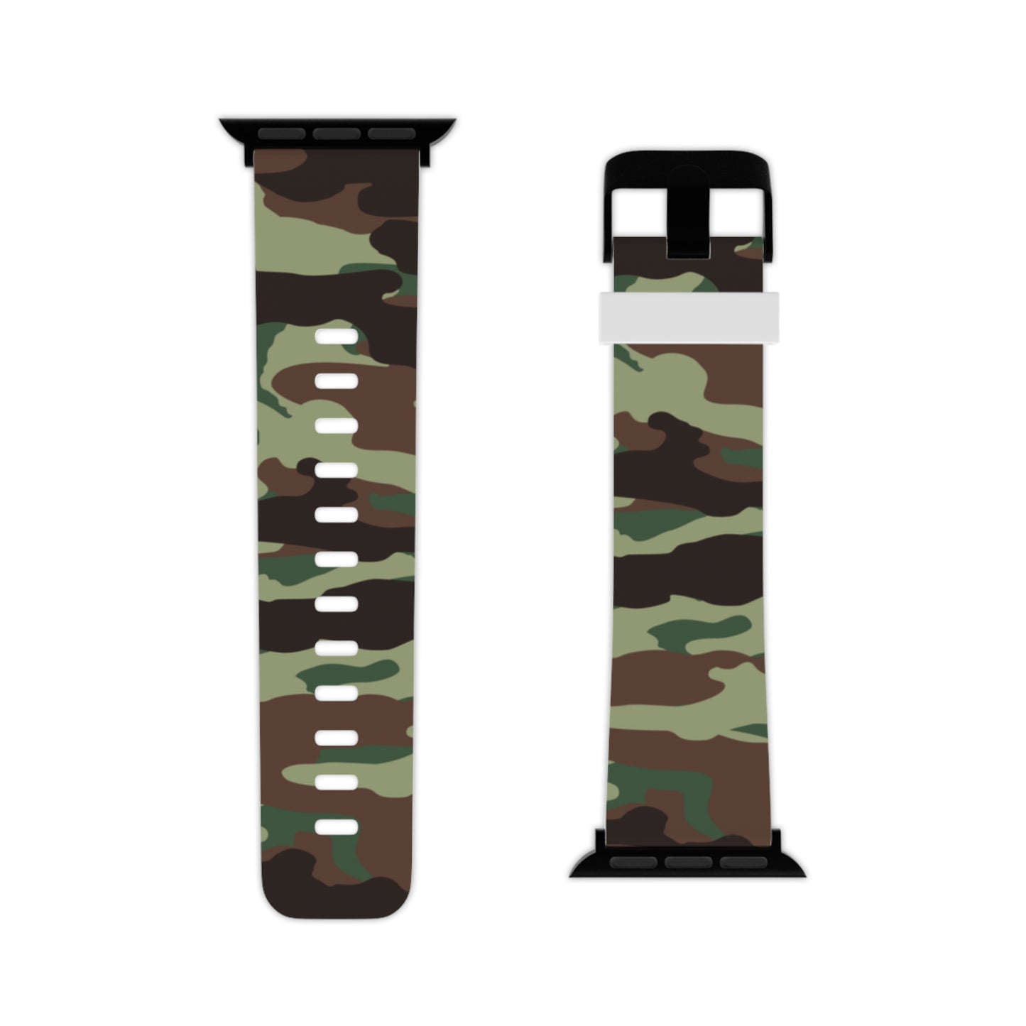 Army green Camo print Watch Band for Apple Watch Series 1-9, SE and Ultra, 38-40mm/ 42-44mm