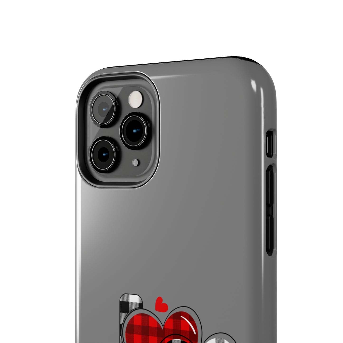 Grey LOVE/ Tough iPhone Case